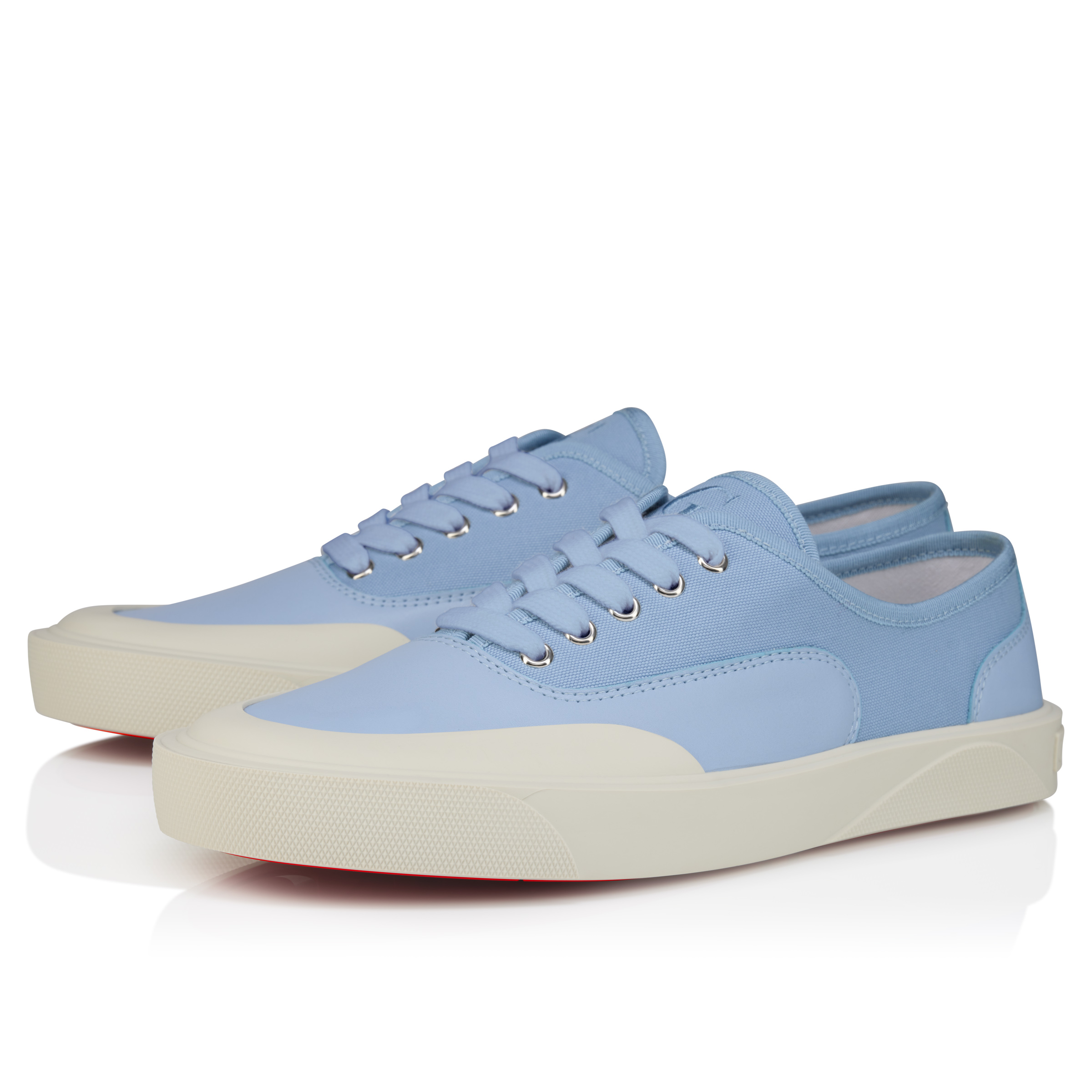 Tactical Skate - Sneakers - Calf leather and cotton - Pastel Blue