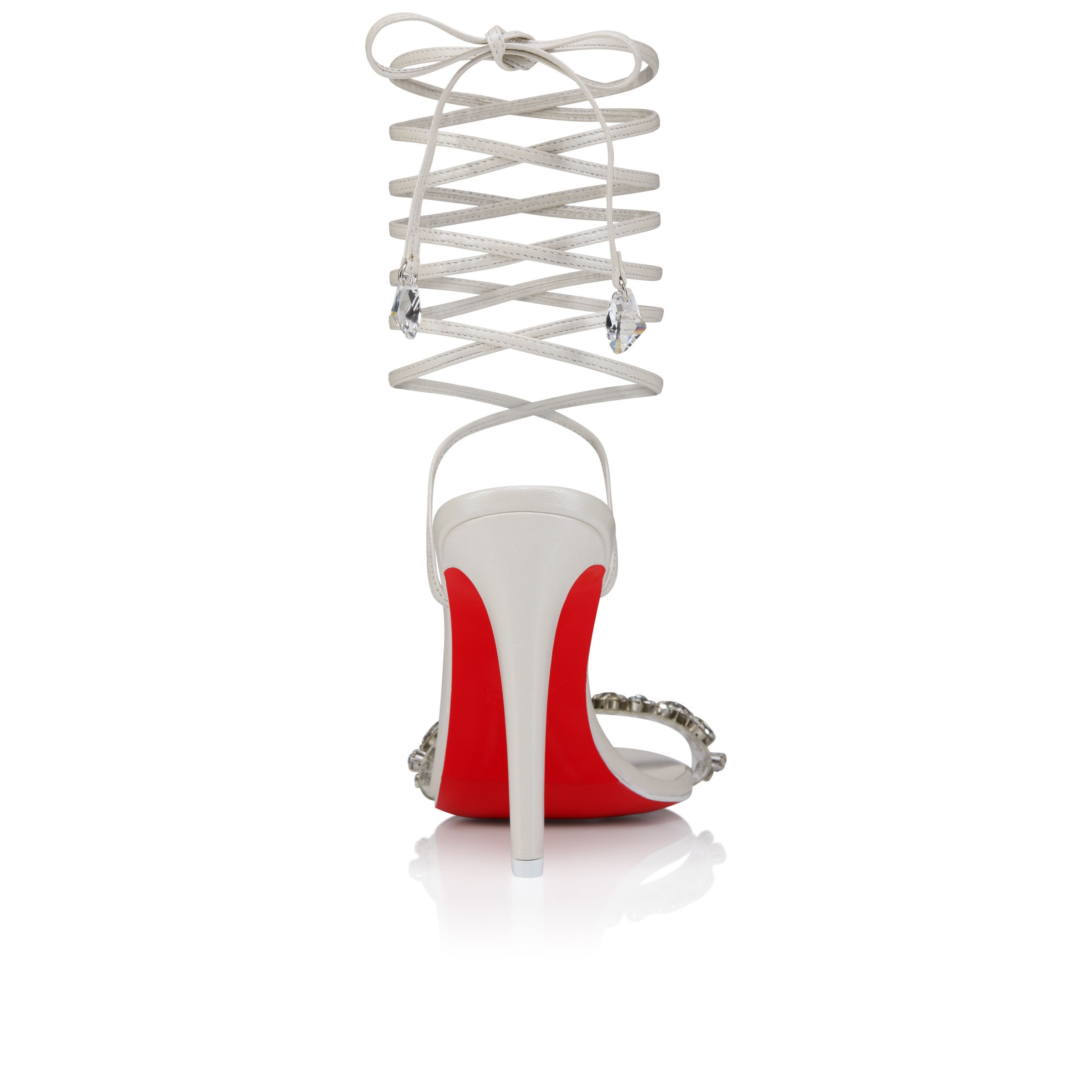 Fanny Jolly - 100 mm Strappy sandals - TPU and pearled nappa