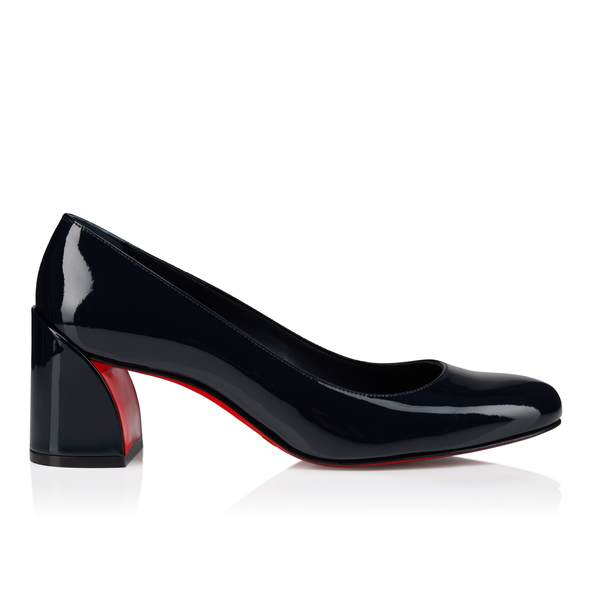 Miss Jane Pump - 55 mm Pumps - Patent calf leather - Marine