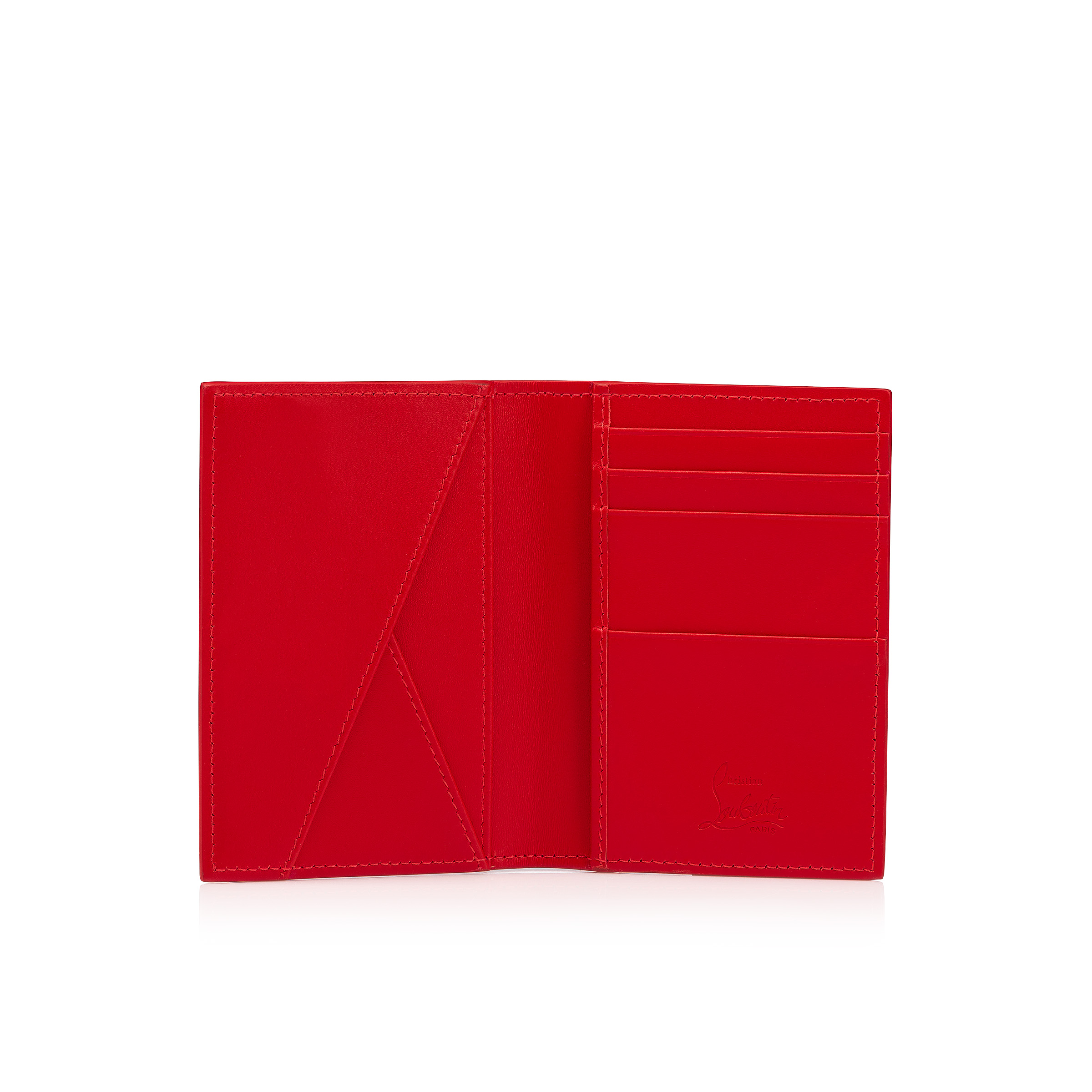 Sifnos - Card holder - Calf leather and spikes - Black