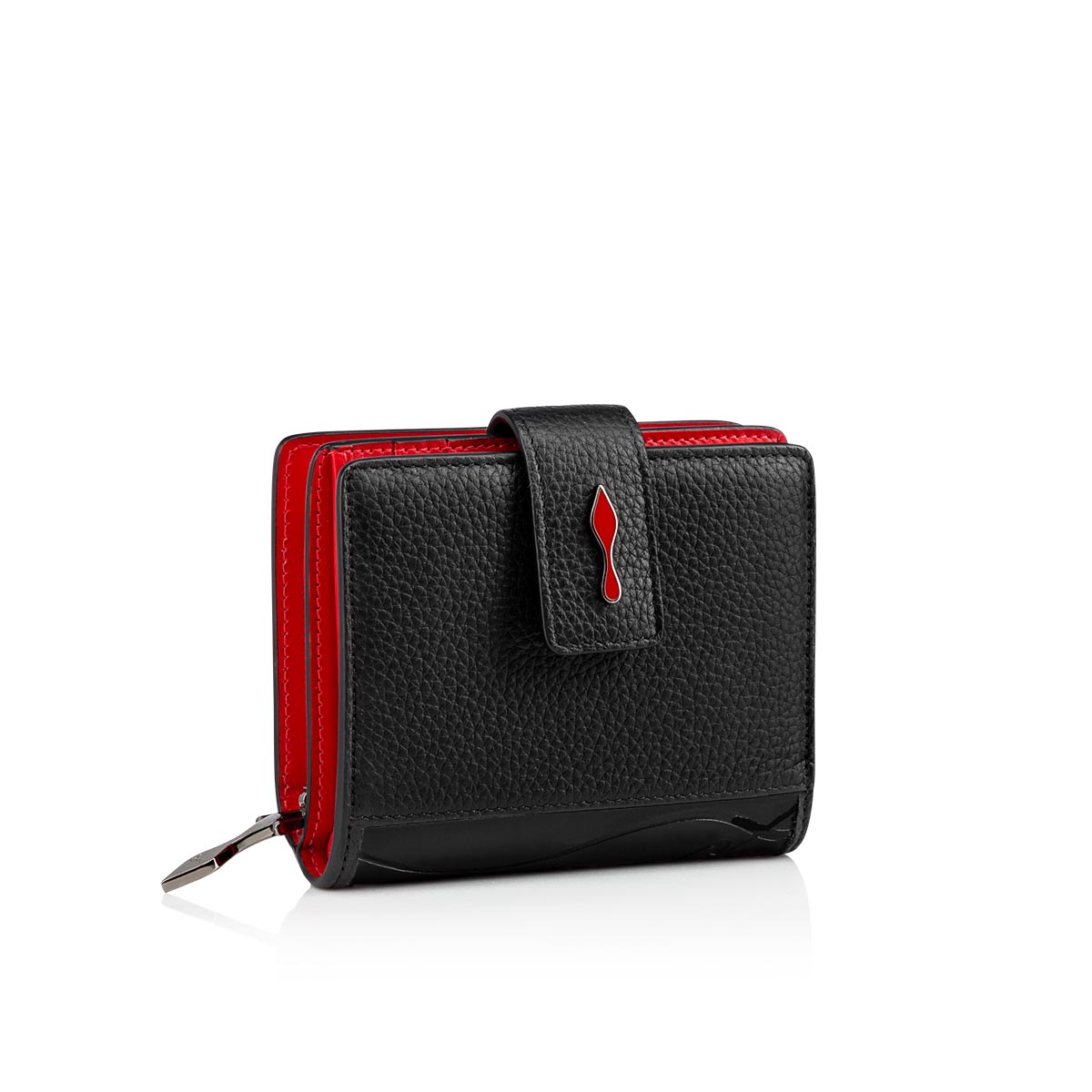 Paloma - Wallet - Grained calf leather - Black - Christian