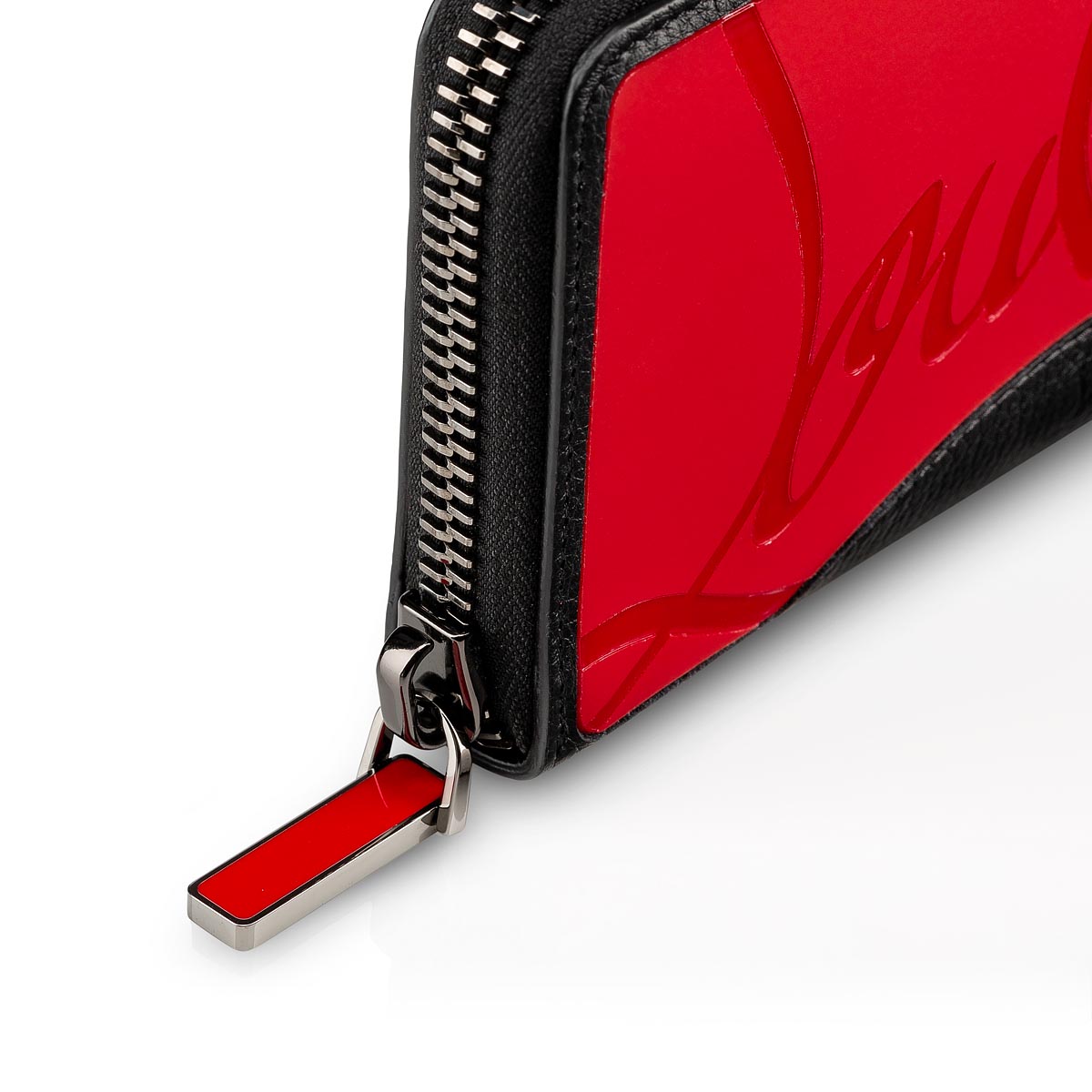Panettone Embossed Leather Wallet in Grey - Christian Louboutin