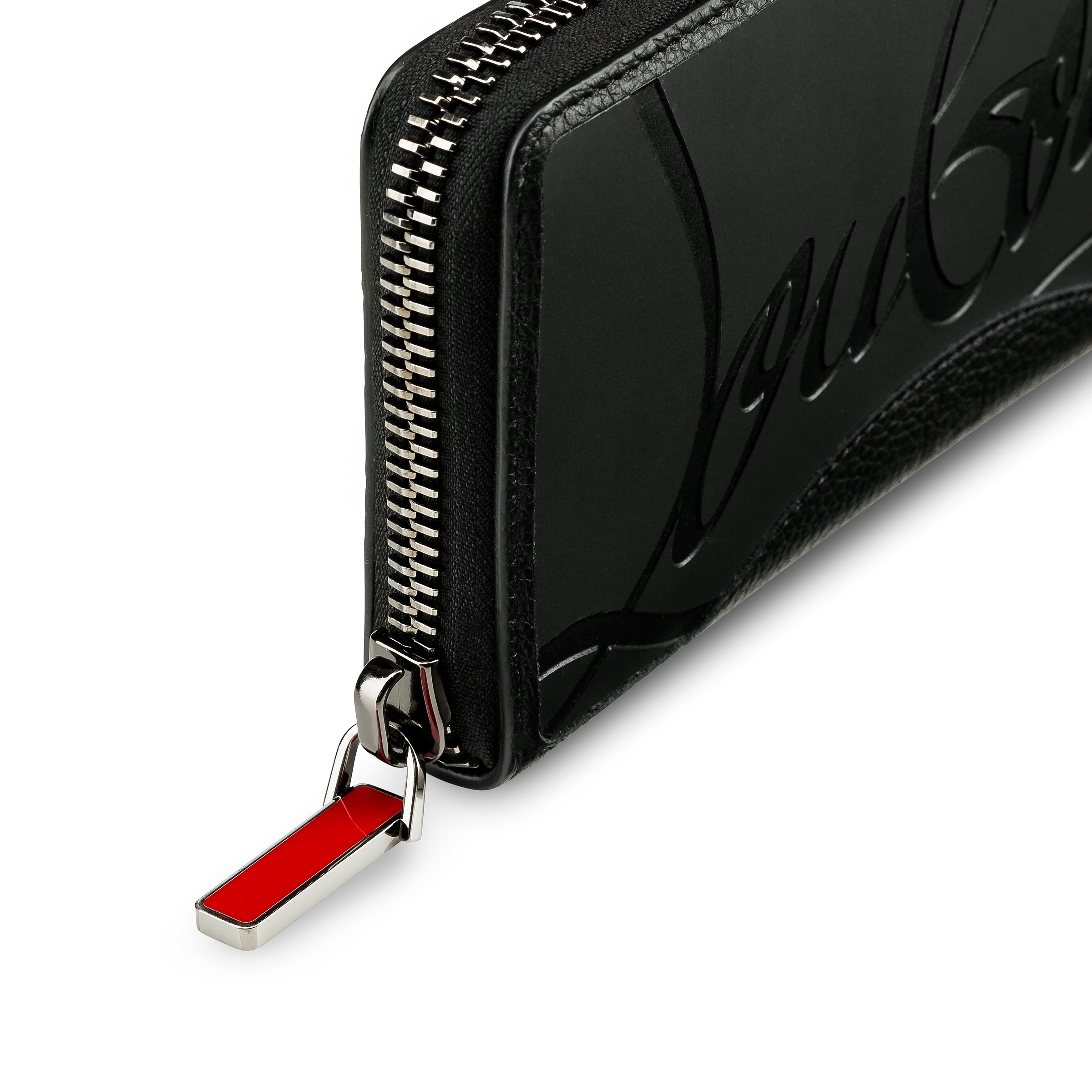  Christian Louboutin Panettone Black Spiked Leather Wallet :  Clothing, Shoes & Jewelry