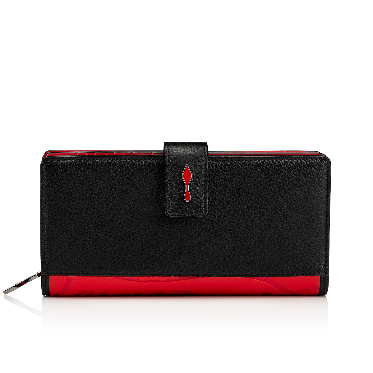 Paloma - Wallet - Grained calf leather - Black - Christian Louboutin