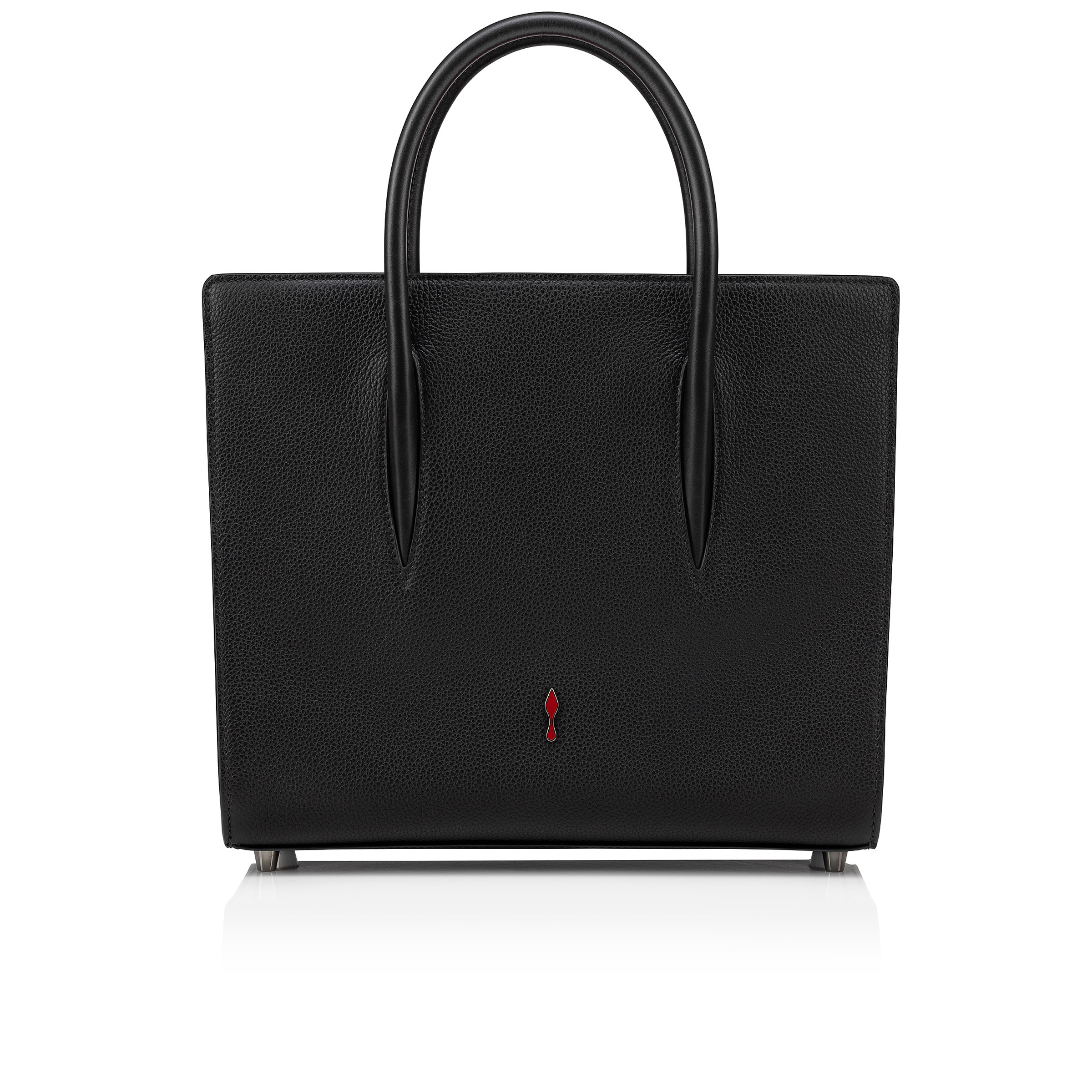 Paloma medium - Top handle bag - Grained calf leather and spikes