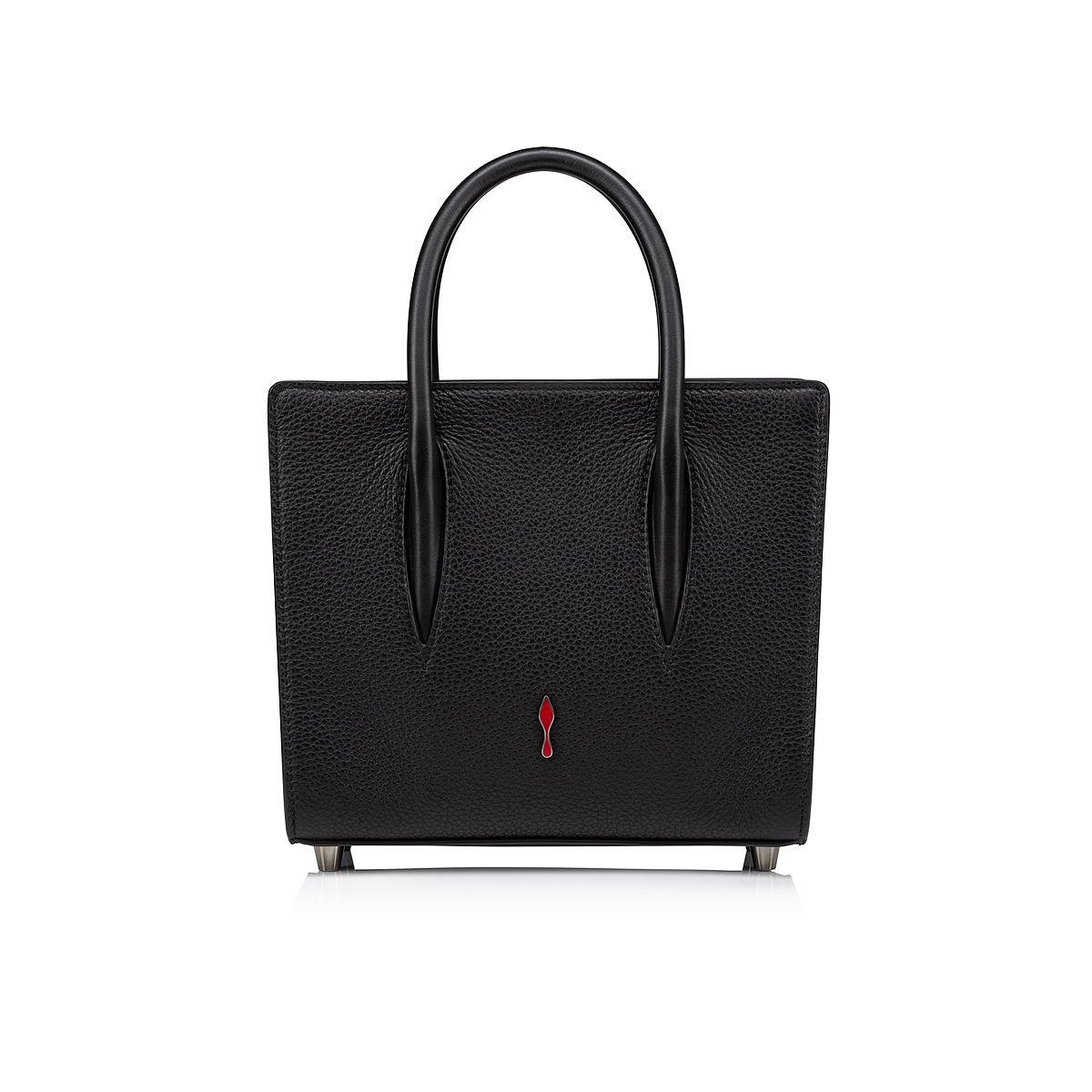 Paloma mini - Top handle bag - Grained calf leather and spikes