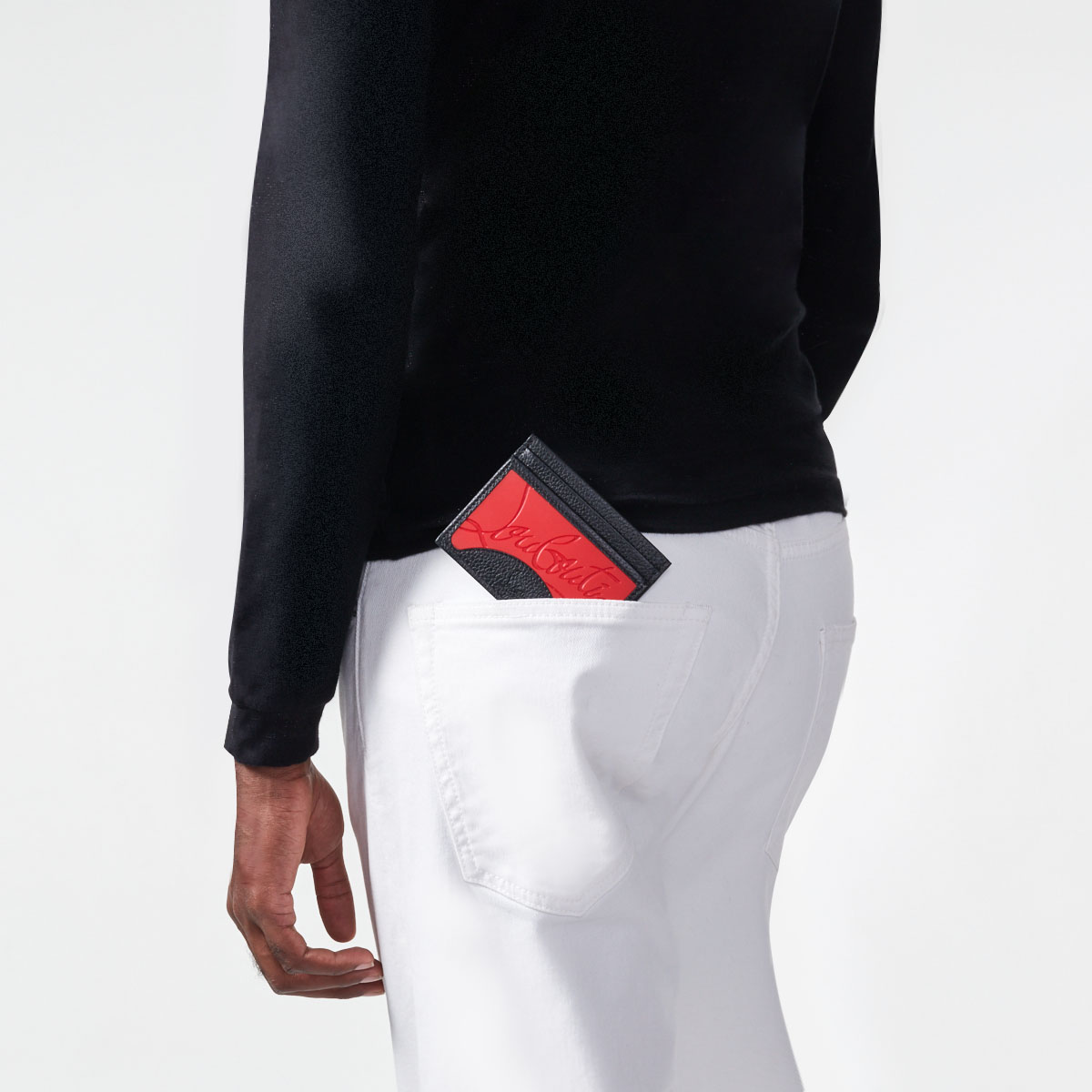 Kios - Card holder - Grained calf leather - Loubi - Christian