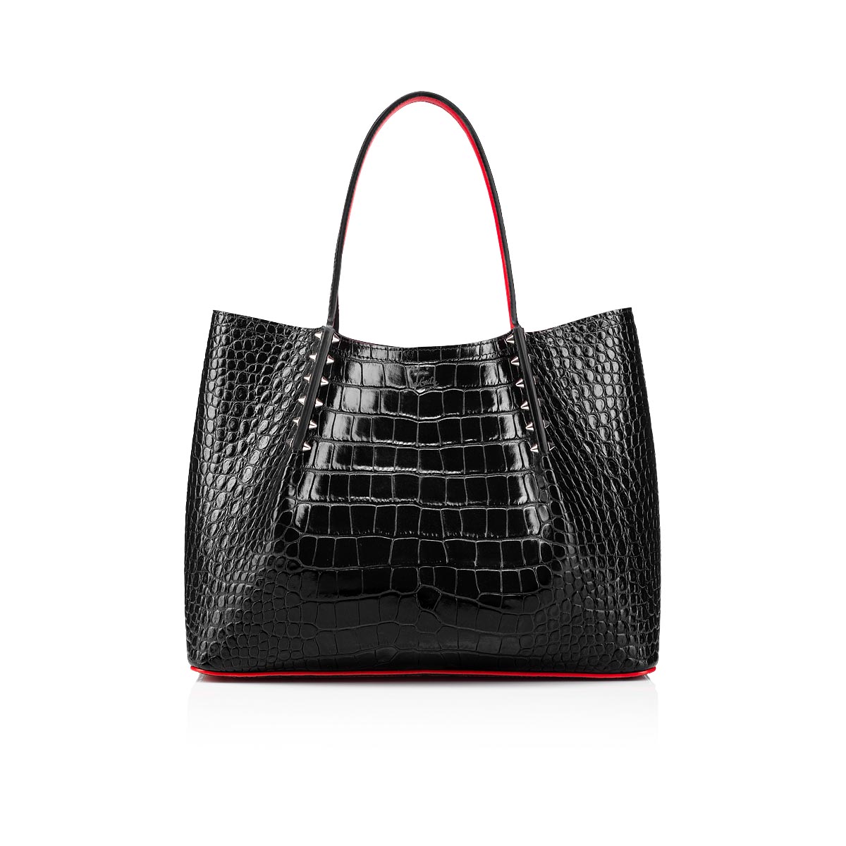 Cabarock Small Leather Tote in Black - Christian Louboutin