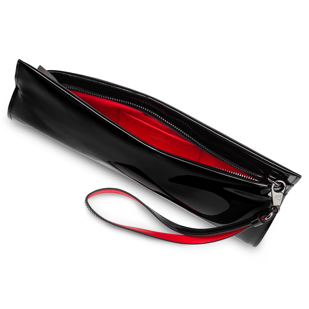 Leather clutch bag Christian Louboutin Black in Leather - 32449020