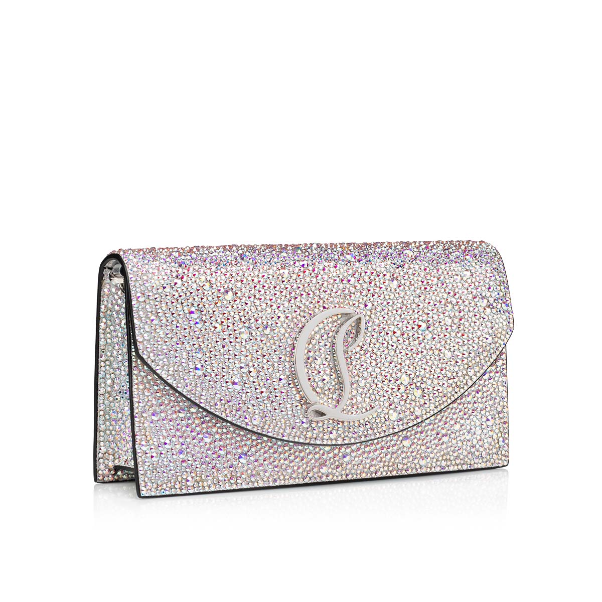 Loubi54 small - Clutch - Strass - Aurore boréale - Christian Loubi54 small - Clutch - Strass - Aurore boréale - Christian