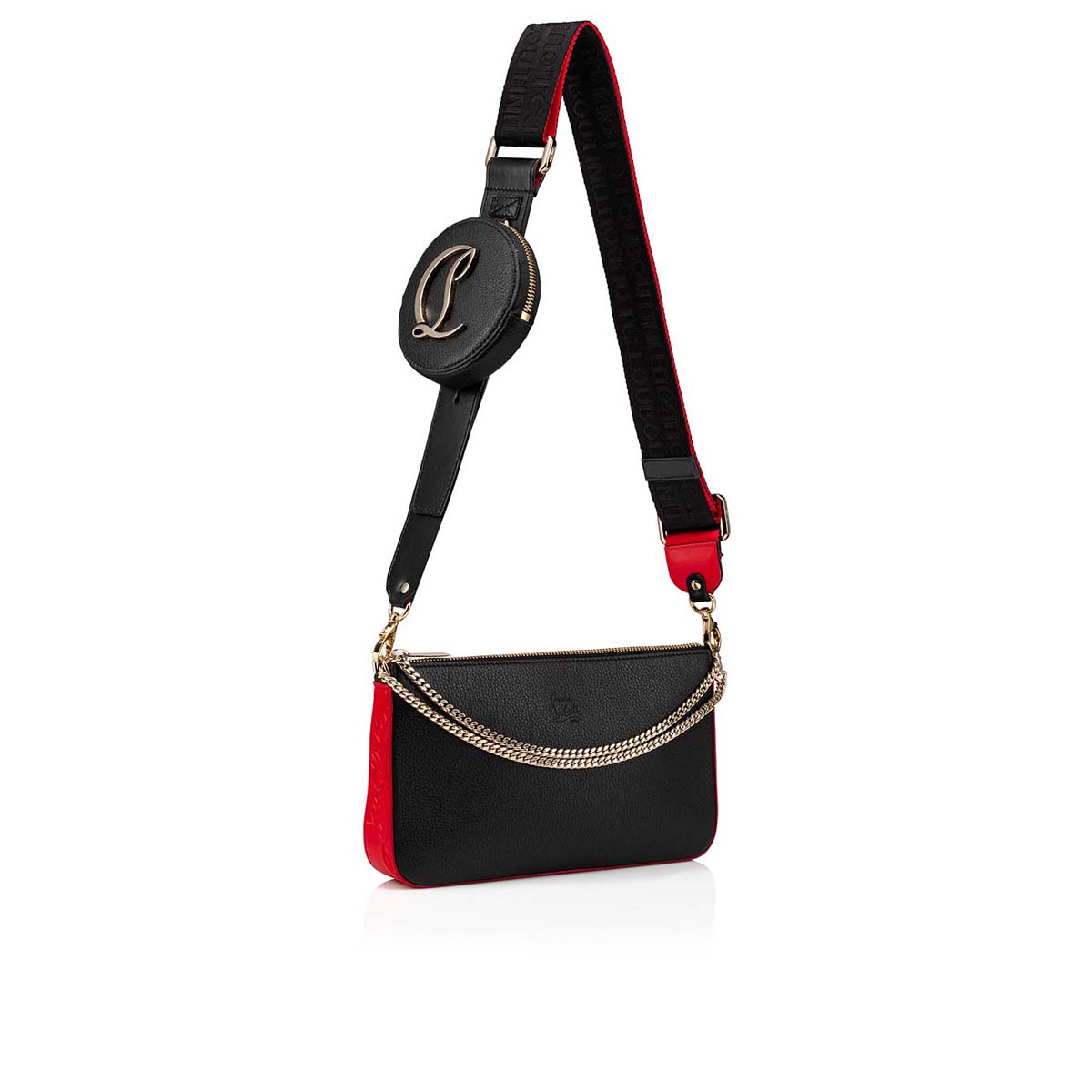 Loubila - Crossbody Bag - Grained calf leather and smooth calf 