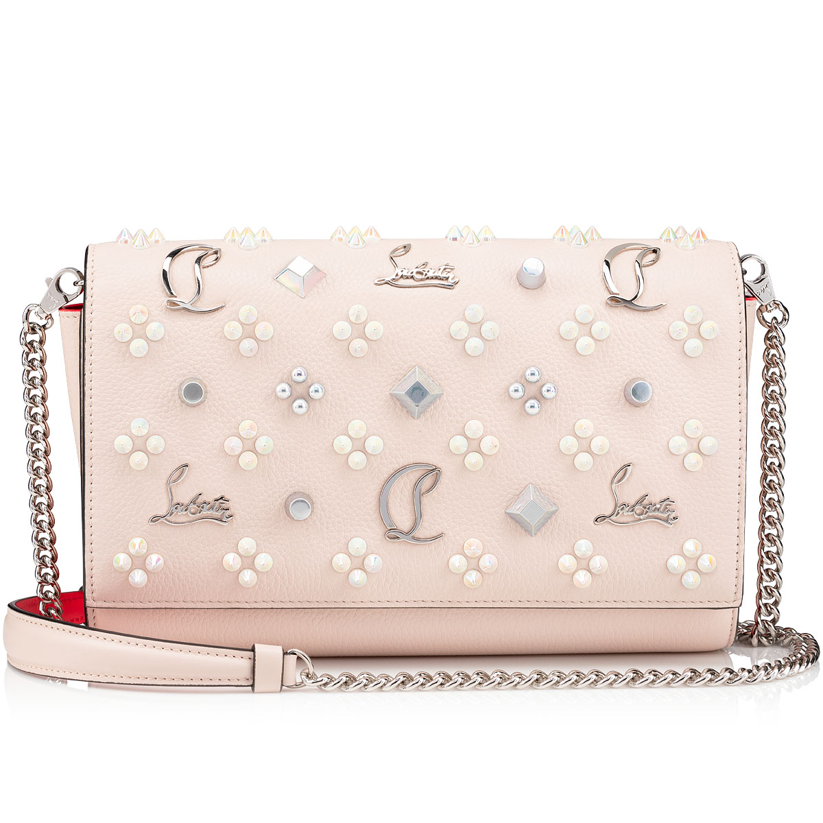 Christian Louboutin Paloma Spikes Patent Psychic Calf Bag – Queen Bee of  Beverly Hills