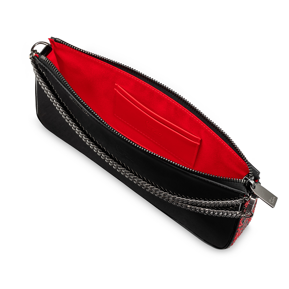 Loubila - Shoulder bag - Calf leather, rubber and spikes - Ole - Christian  Louboutin