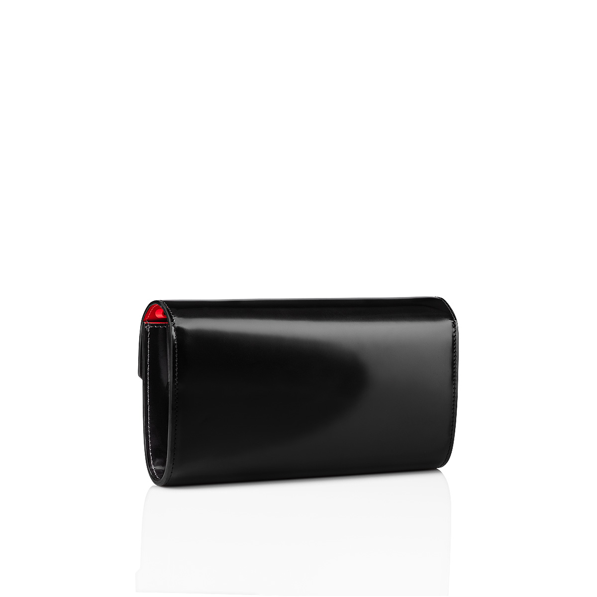 Loubi54 - Clutch - Patent calf and metal - Black - Christian Louboutin