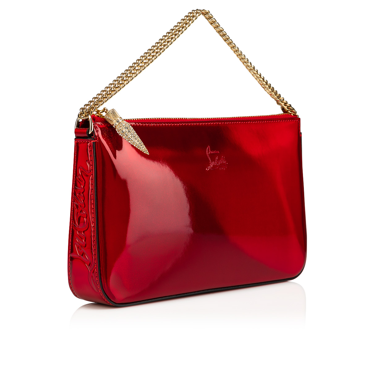 Loubilab Shoulder Bag in Red - Christian Louboutin
