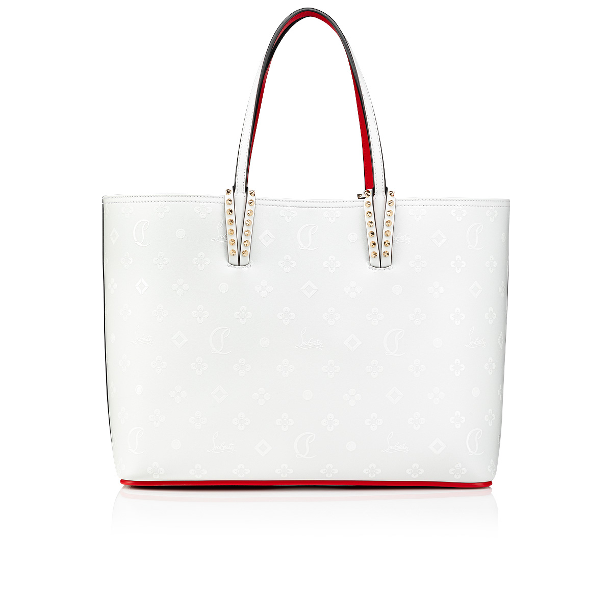 Christian Louboutin Cabata Womens Handbags 2023-24FW, White