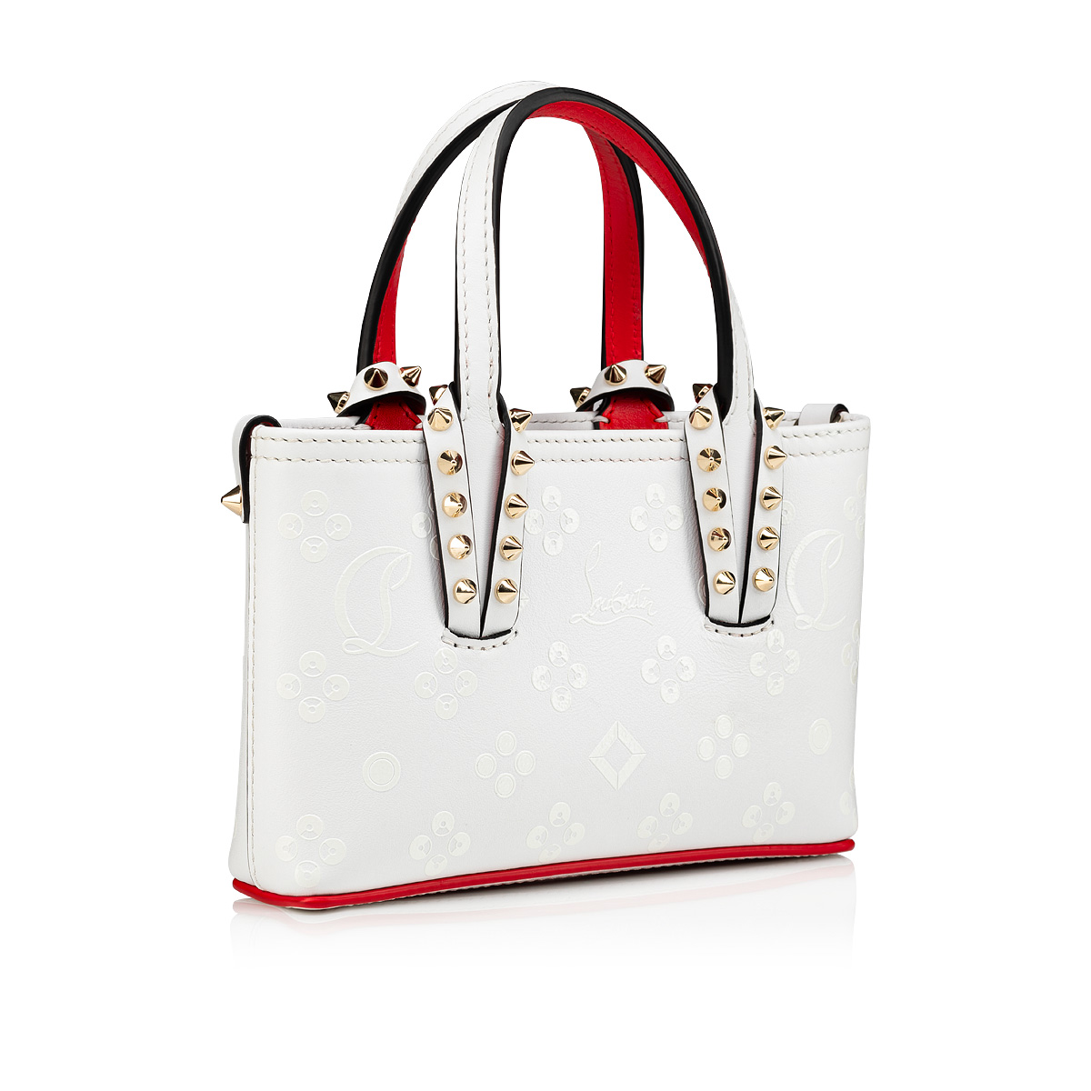 Cabata Small Printed Leather Tote Bag in Multicoloured - Christian  Louboutin