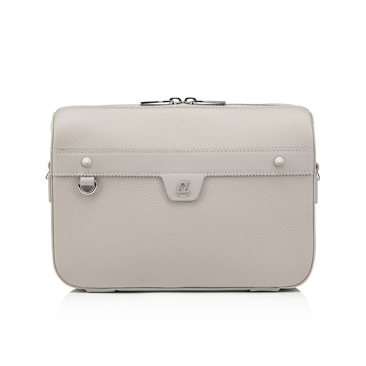 Ruisbuddy - Messenger bag - Calf leather and rubber - Bianco - Christian  Louboutin