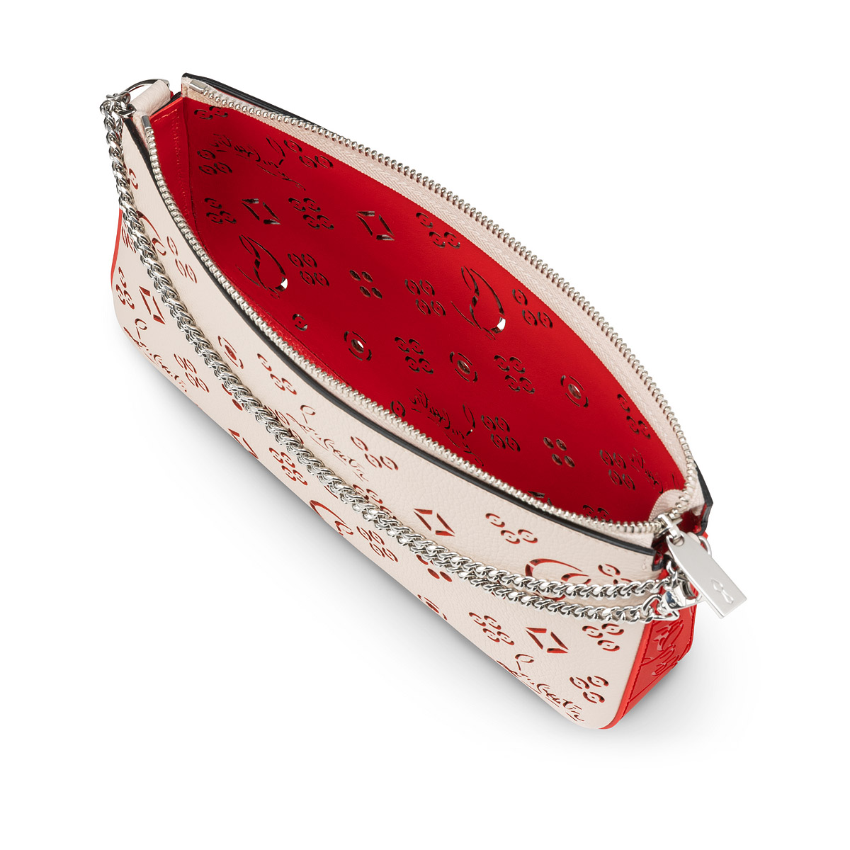 Christian Louboutin LOUBILA Loubinthesky Pouch Chain Clutch Shoulder Bag  $1050