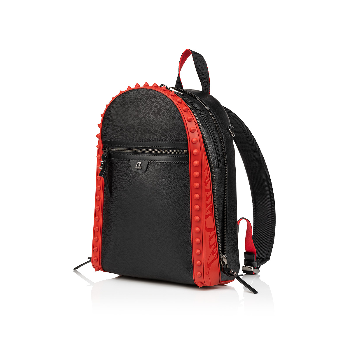 CHRISTIAN LOUBOUTIN: leather backpack - Black  Christian Louboutin backpack  1225145 online at