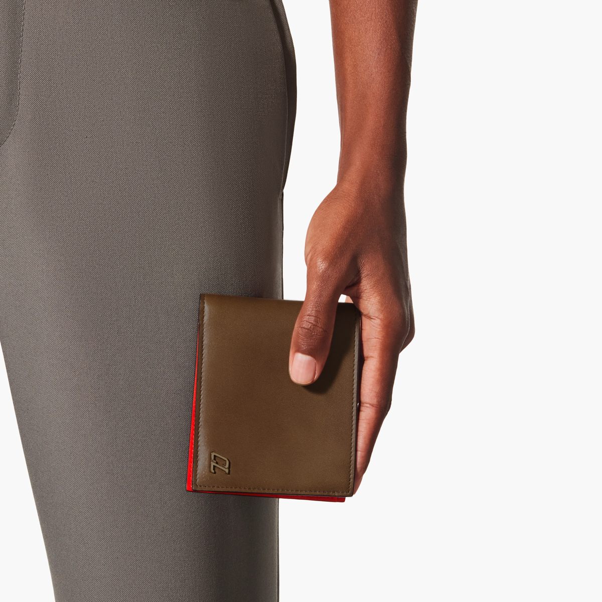 Coolcard - Wallet - Patinated calf leather - Roca - Christian Louboutin