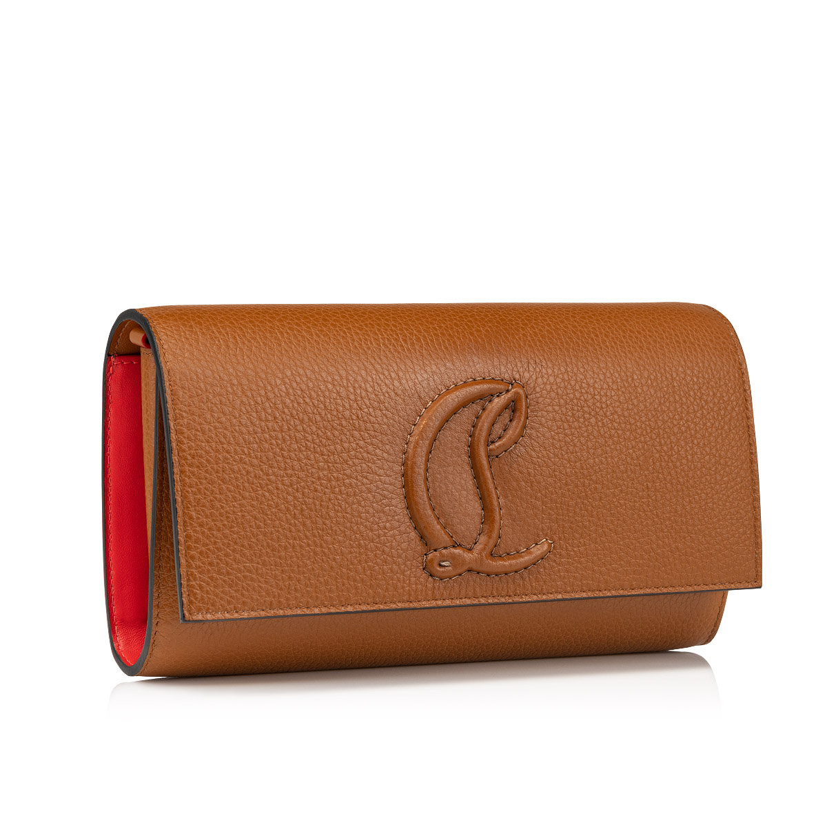 By My Side - Phone pouch - Grained calf leather - Black - Christian  Louboutin