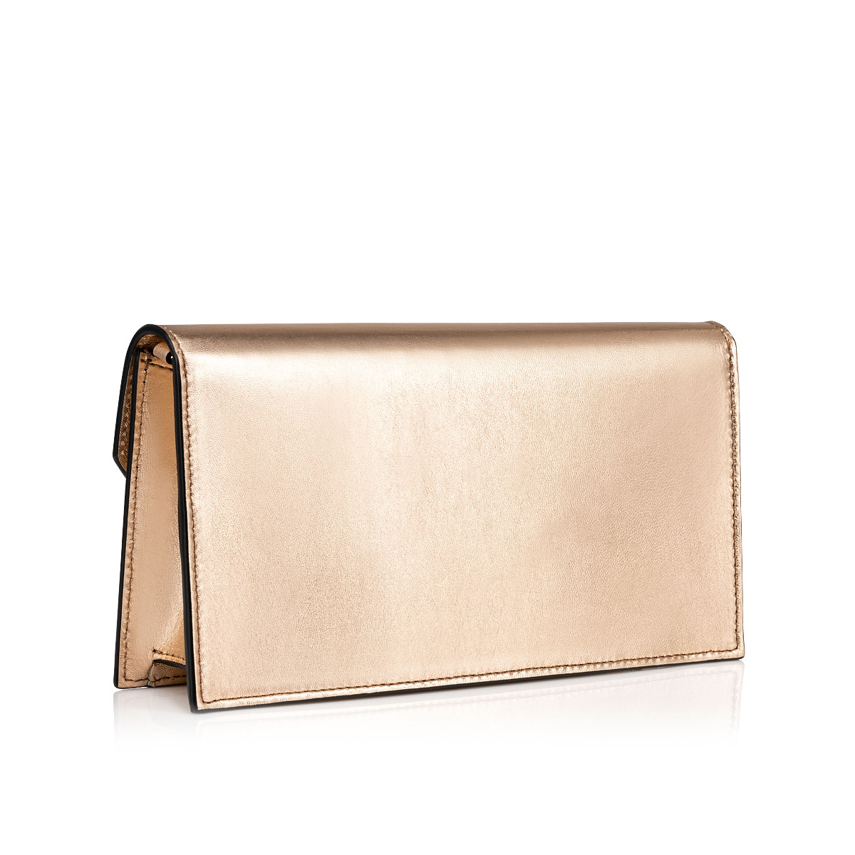 Christian Louboutin Gold Loubi54 Clutch Bag in Metallic