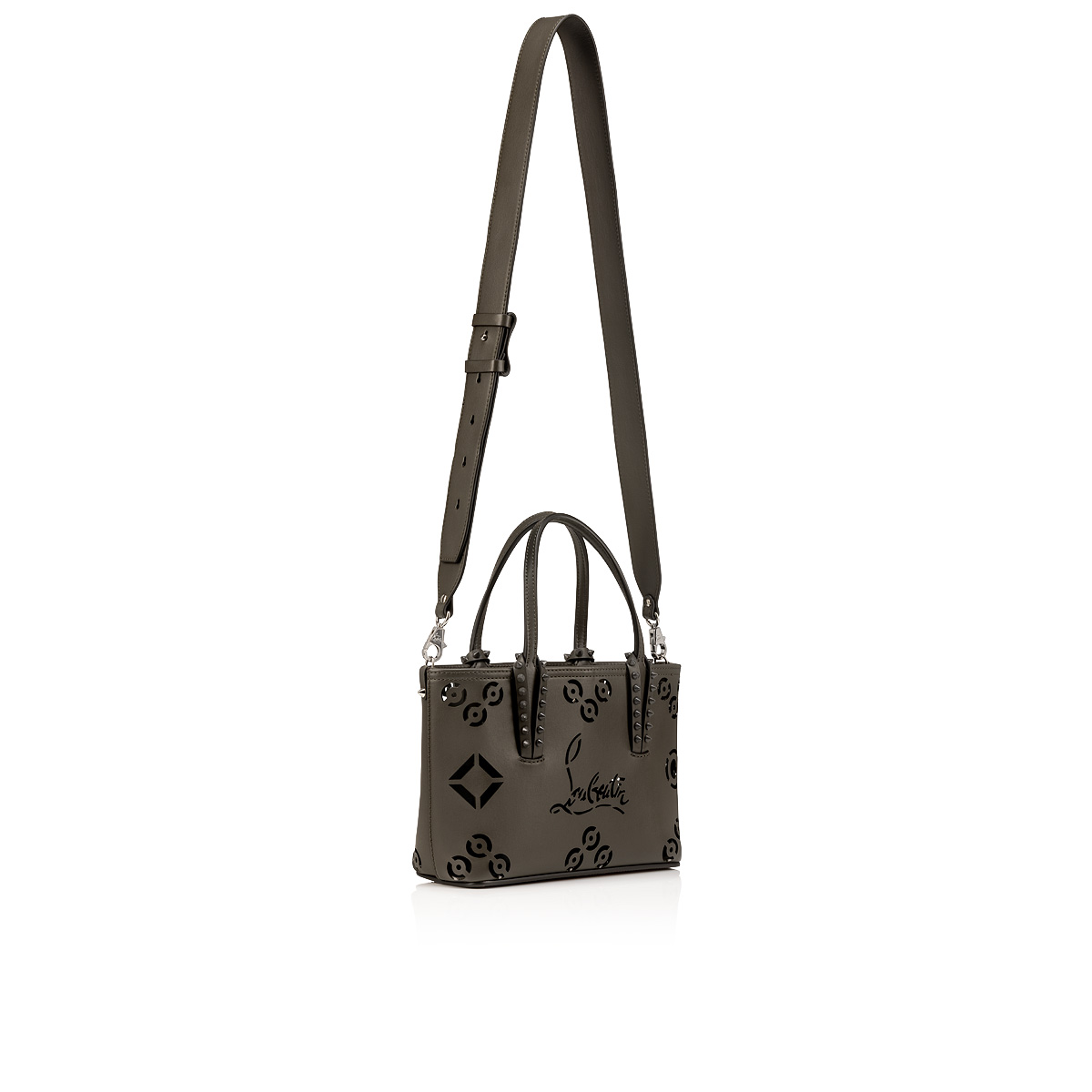 Cabata E/W mini - Tote bag - Calf leather - Black - Christian Louboutin