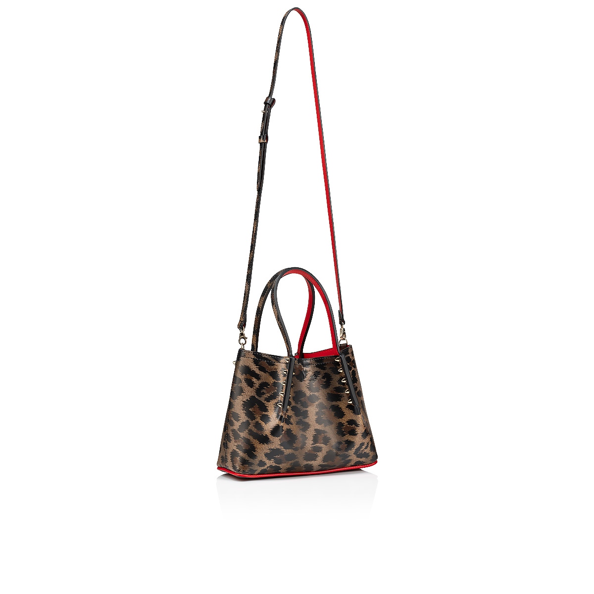 Christian Louboutin Cabarock Small Leopard Tote Bag