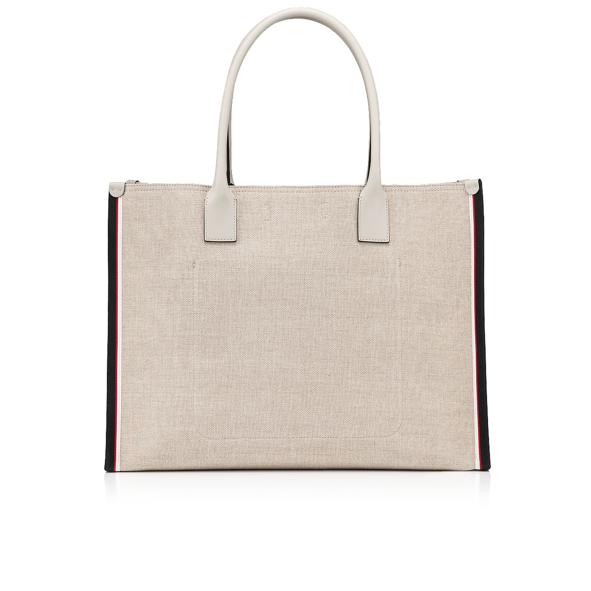 Nastroloubi F.A.V. XL - Tote bag - Linen Country and calf leather