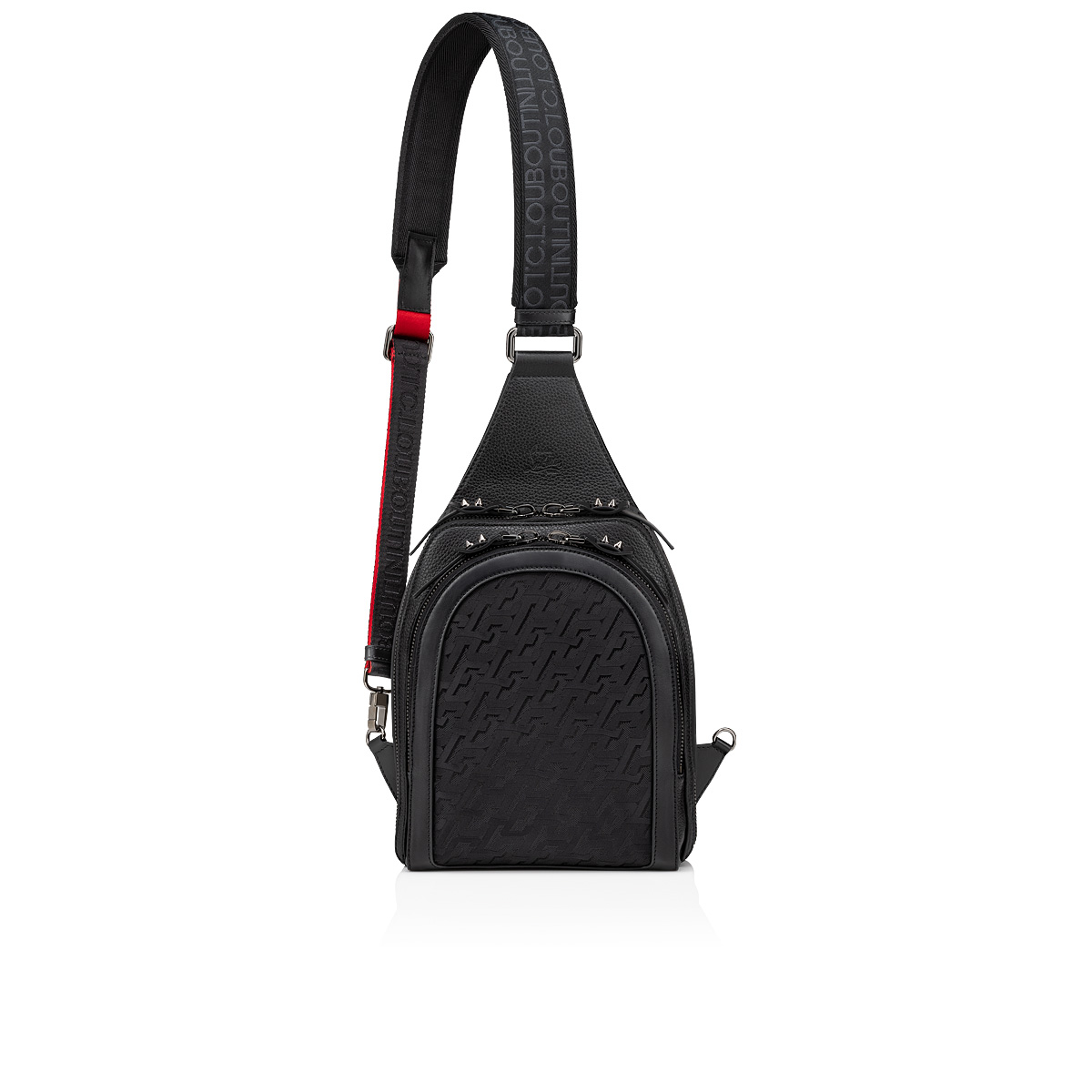 GUCCI Signature Leather Backpack Bag Black-US