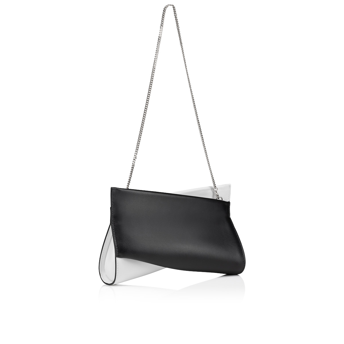 Loubitwist Small Patent Leather Clutch in Black - Christian Louboutin