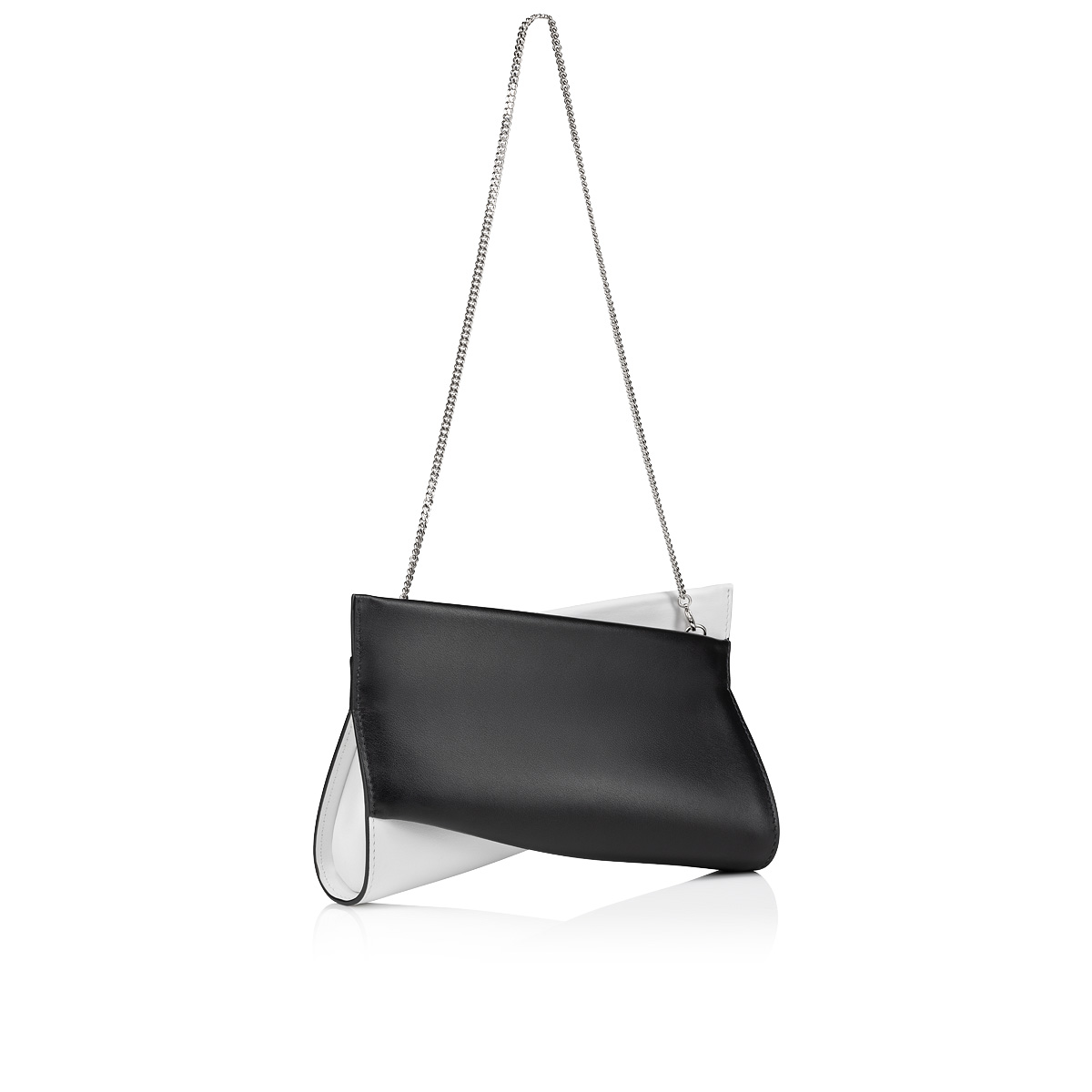 Christian Louboutin Loubitwist Patent Leather Clutch Black