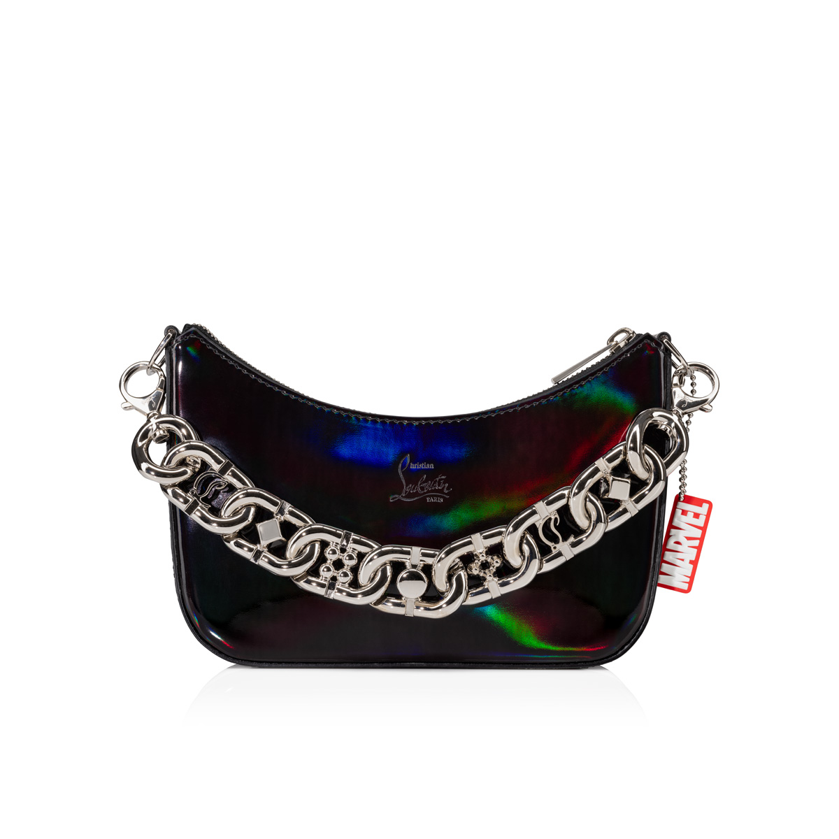 Sea Warrior - Crossbody bag - Specchio leather - Multicolor - Christian  Louboutin