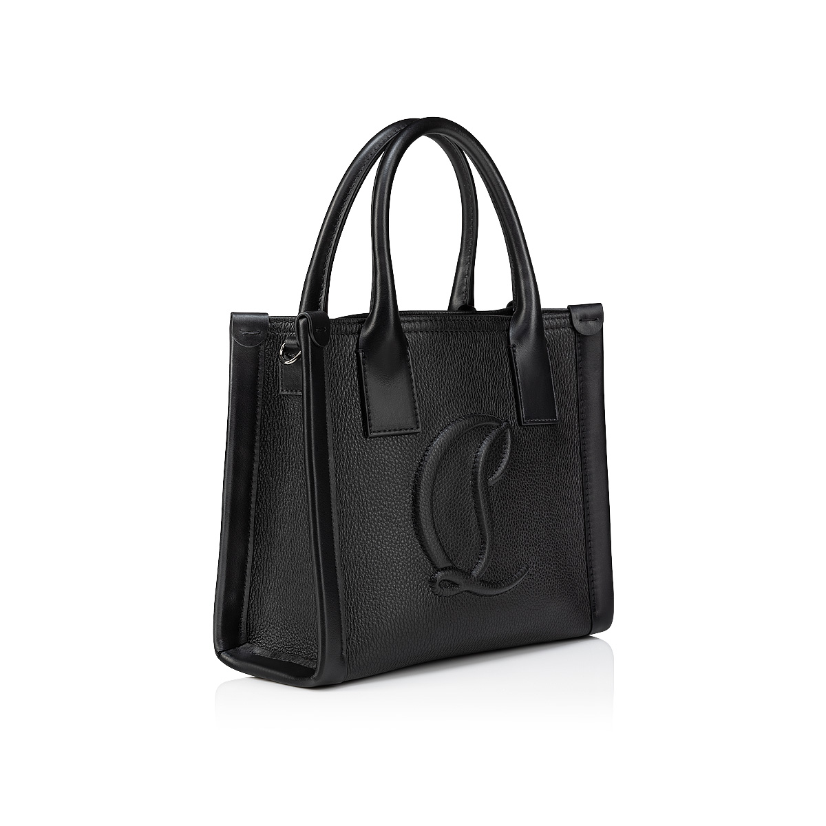 By My Side small - Tote bag - Grained calf leather - Black - Christian  Louboutin