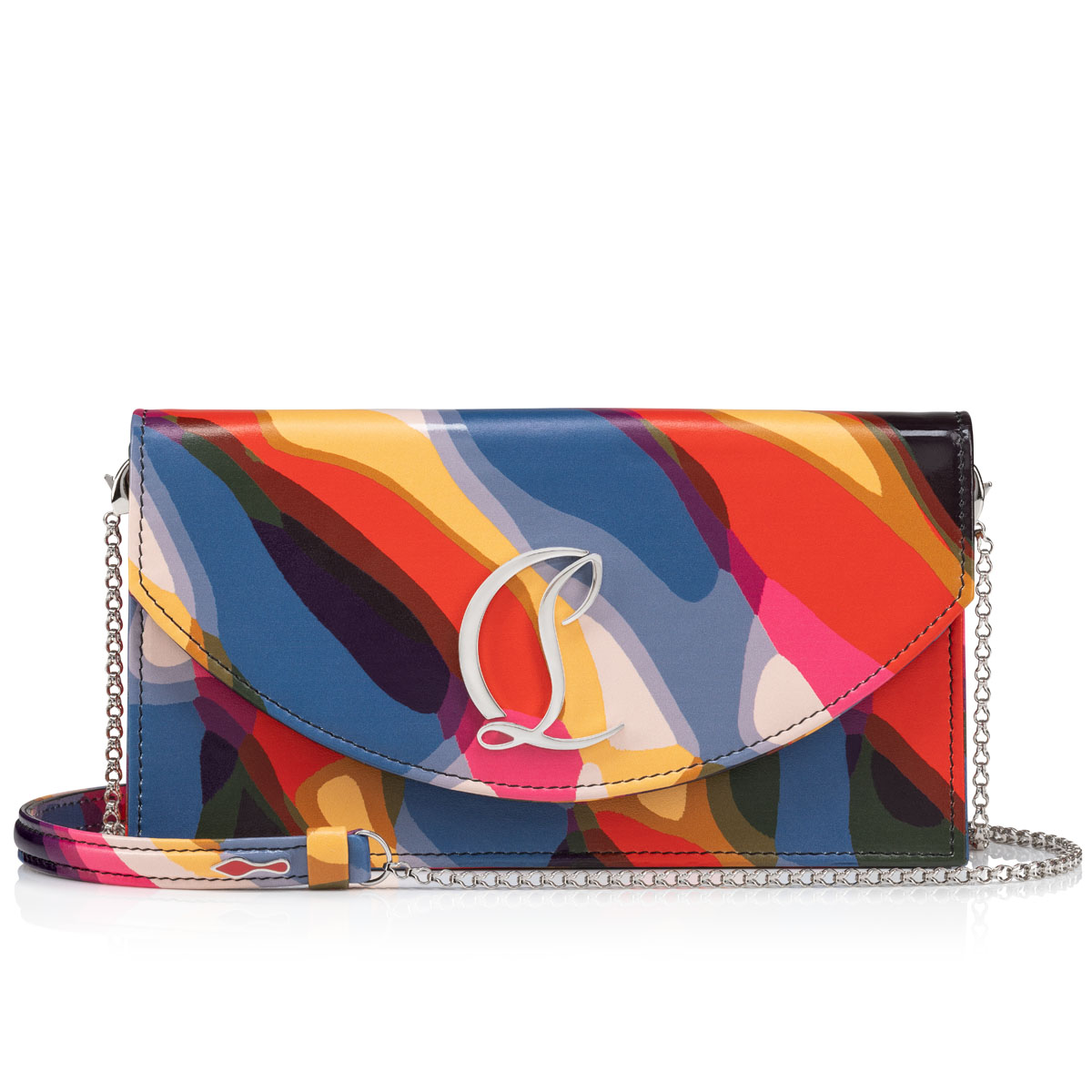 Christian louboutin 2025 rainbow clutch