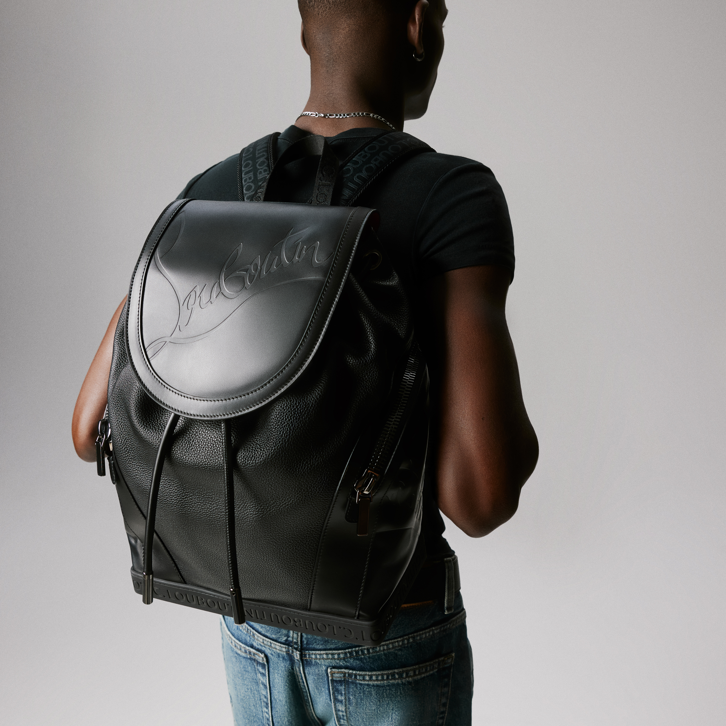 Explorafunk - Backpack - Calf leather - Black - Christian 