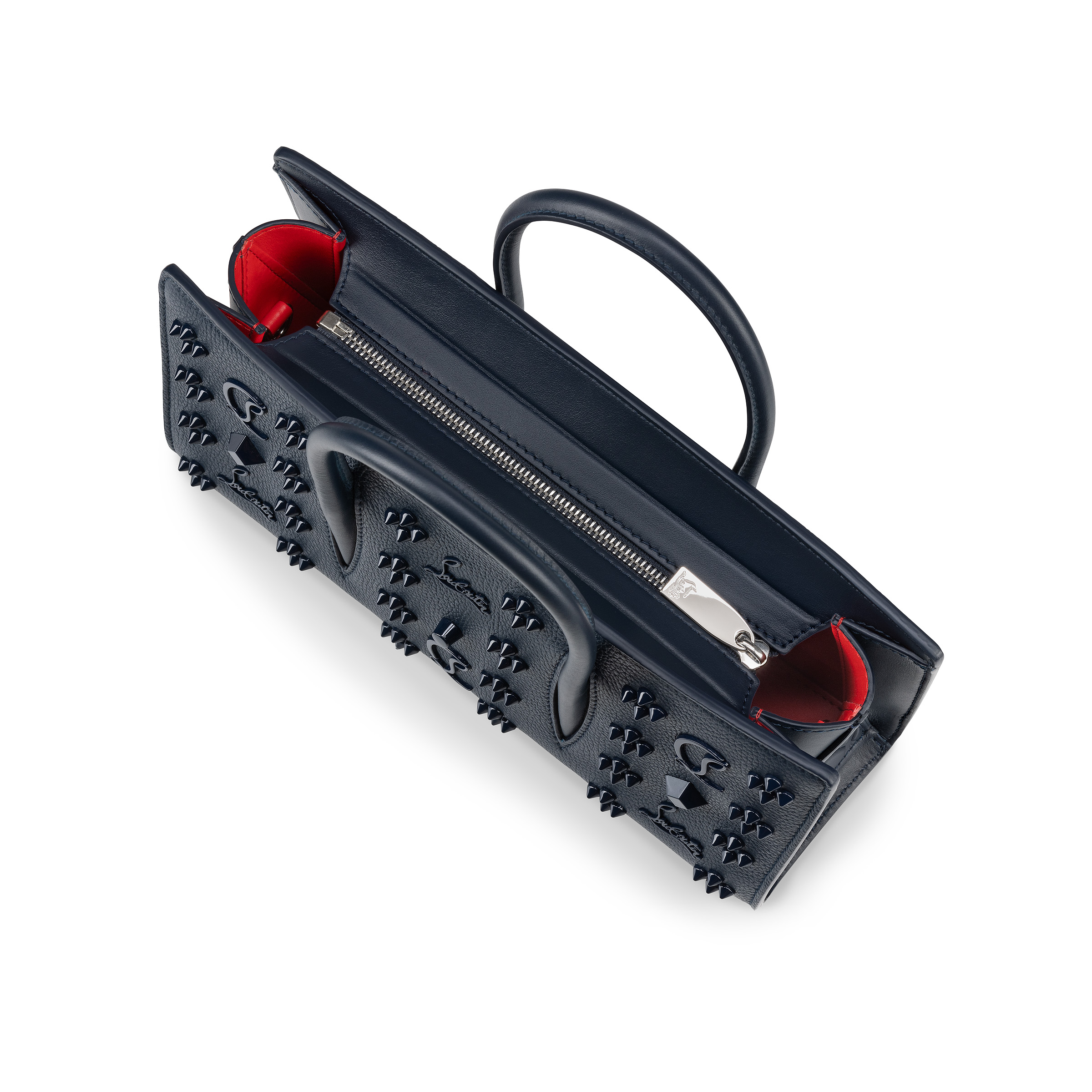 Paloma - Top handle bag - Calf leather and spikes