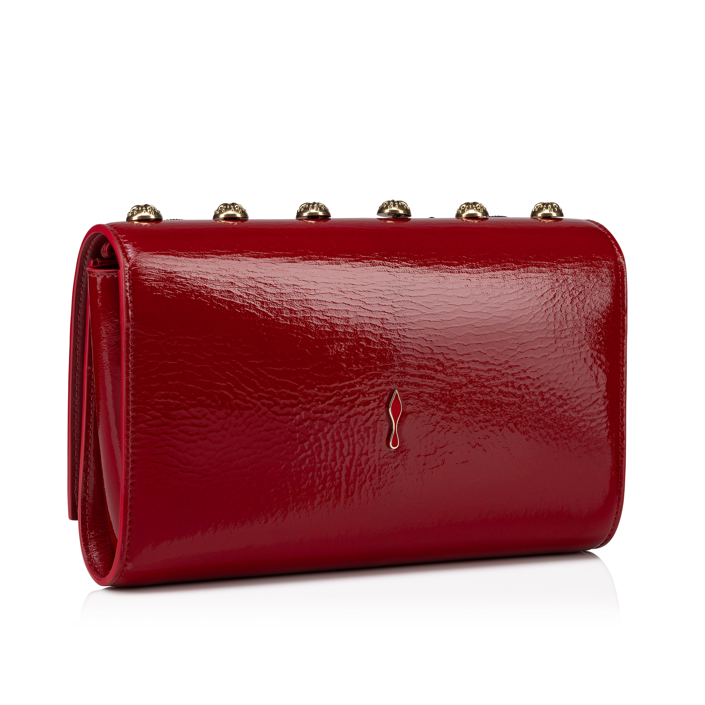 Paloma Clutch Vog patent leather and spikes La Belle Loubi Christian Louboutin United States