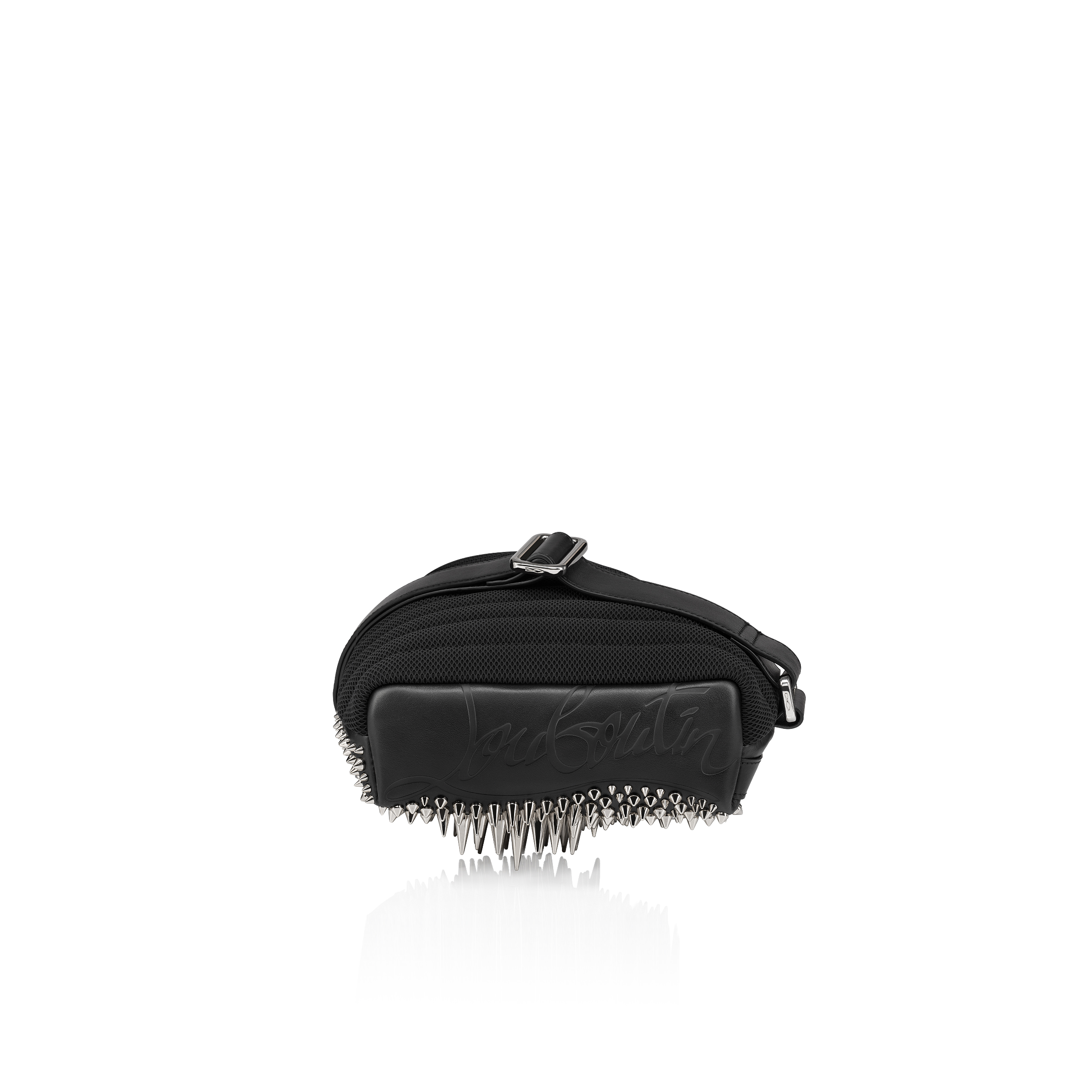 Funky - Crossbody bag - Calf leather and spikes - Black Funky - Crossbody bag - Calf leather and spikes - Black