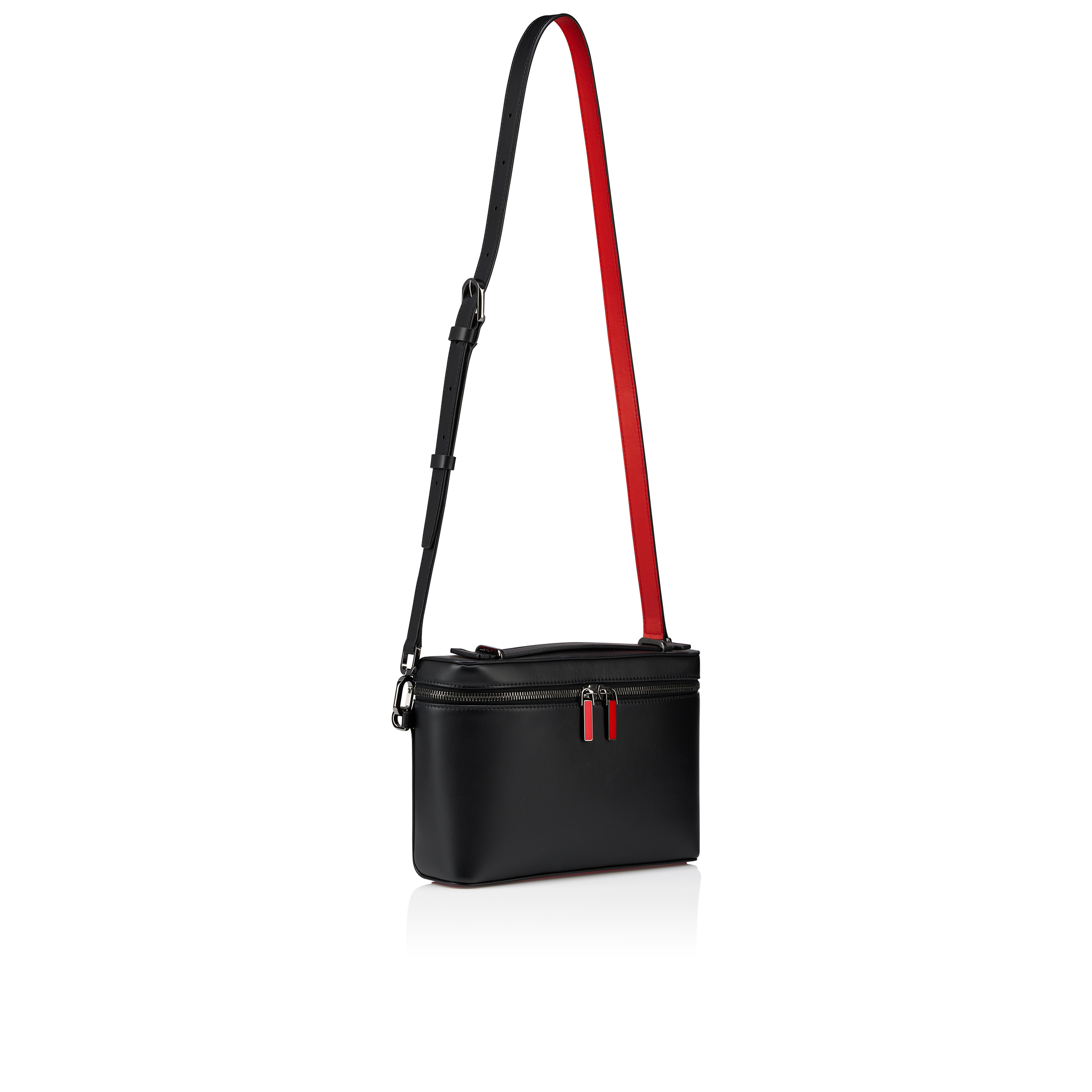 Djanis - Crossbody bag - Smooth calf leather - Black - Christian