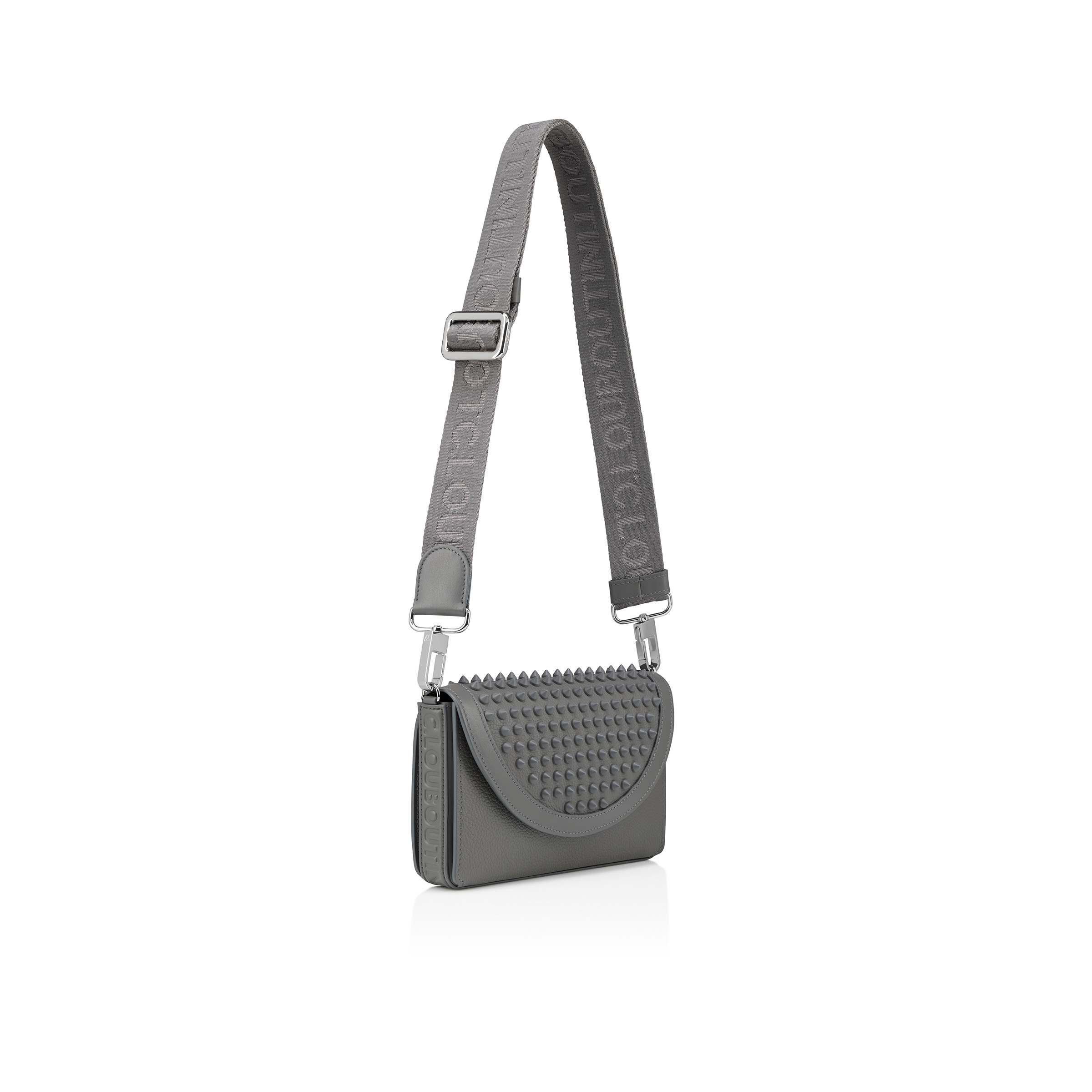 Kios - Card holder - Calf leather and spikes - Black