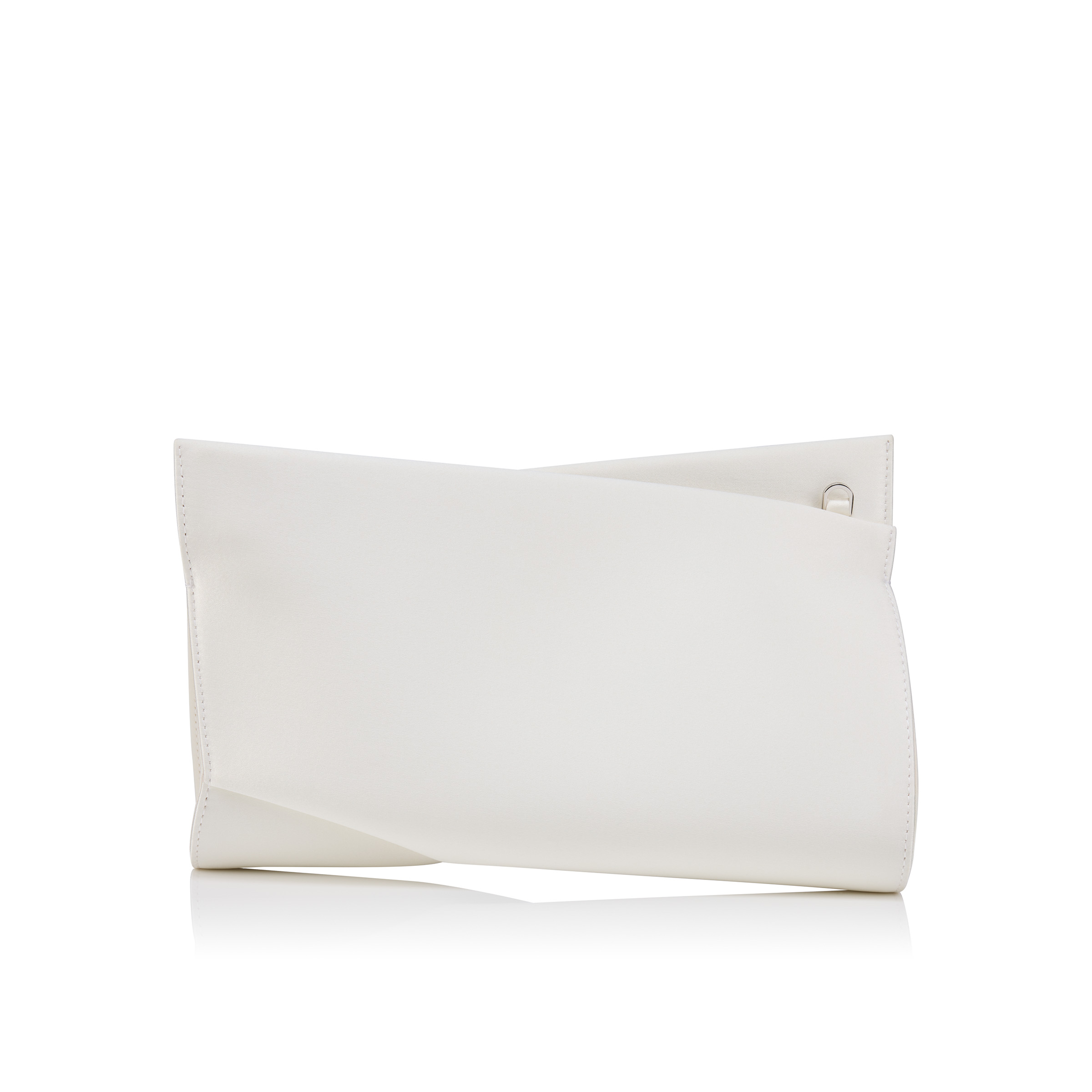 Loubitwist - Clutch - Crepe satin - Bianco - Christian Loubitwist - Clutch - Crepe satin - Bianco - Christian