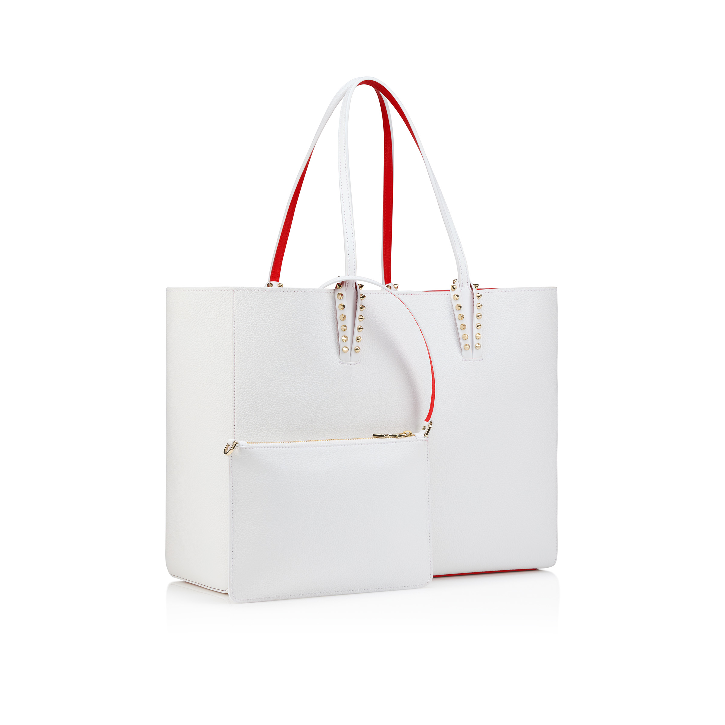 CHRISTIAN LOUBOUTIN★Cataba Tote Bag Cabata Small printed leather tote bag in multicoloured