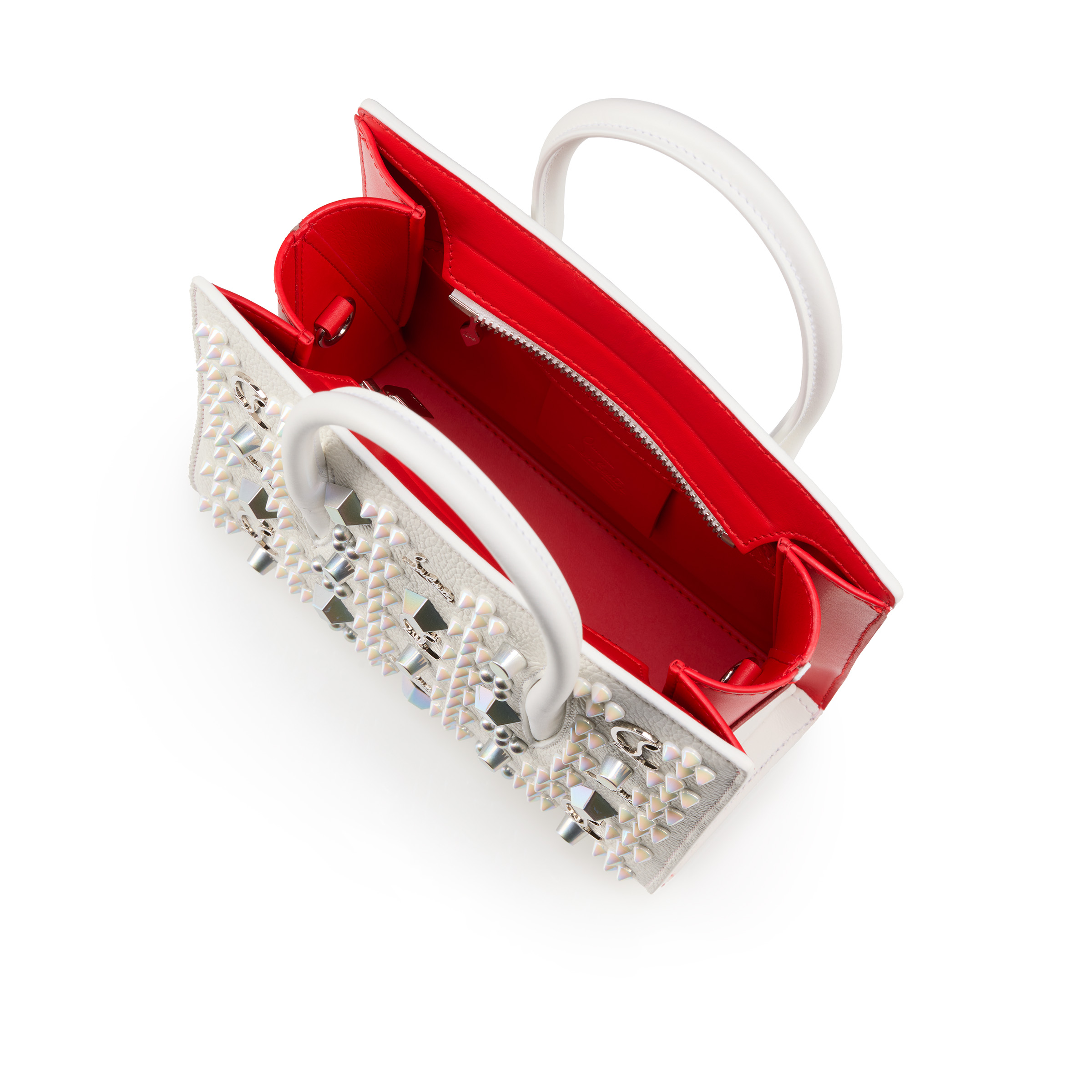 関送込 Christian Louboutin Paloma パロマ ミニ Paloma mini - Top handle bag - Grained calf leather and