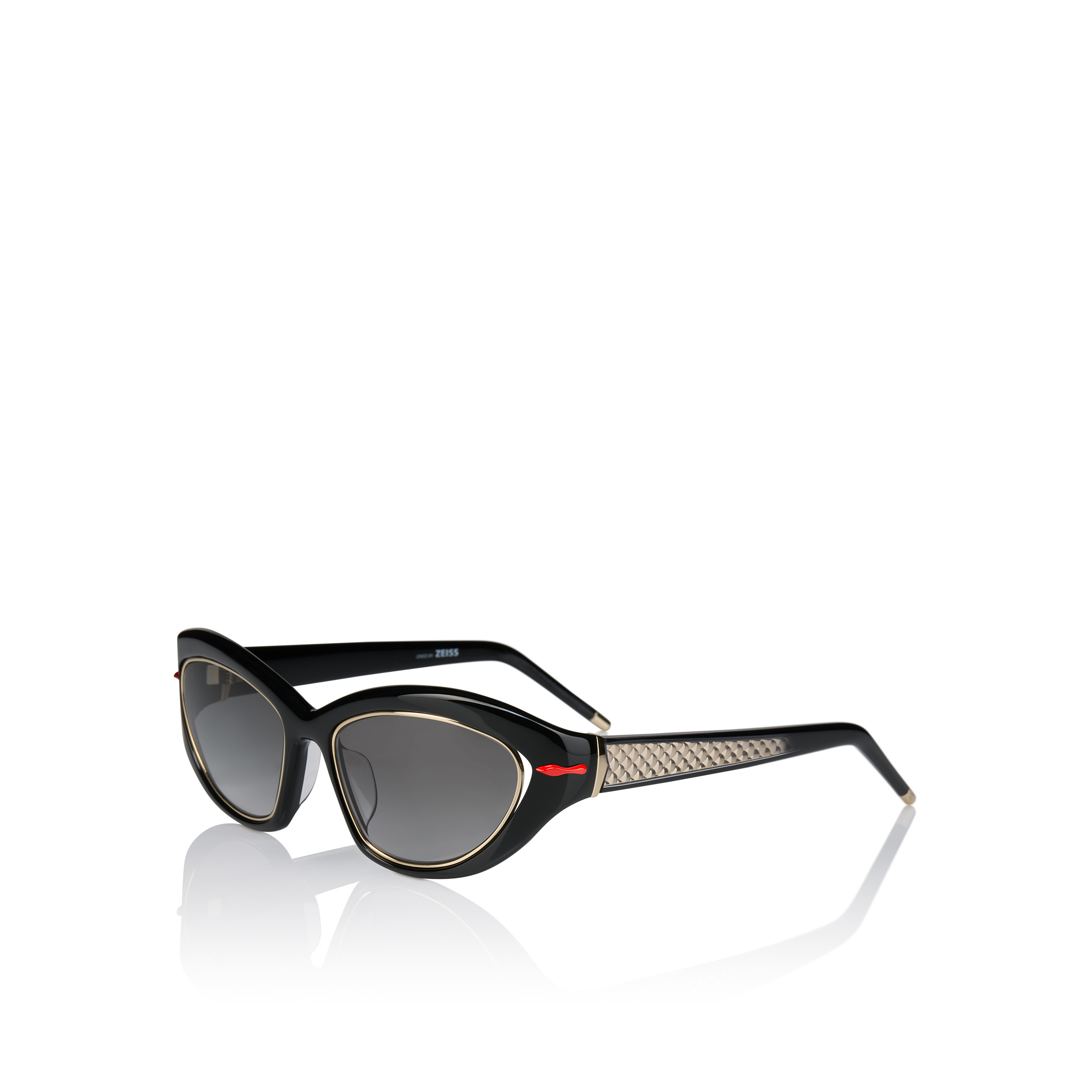 25SS【ルブタン】So Kate LB0003サングラス アセテート So Kate LB0003 - Sunglasses - Acetate - Shiny Black - Women