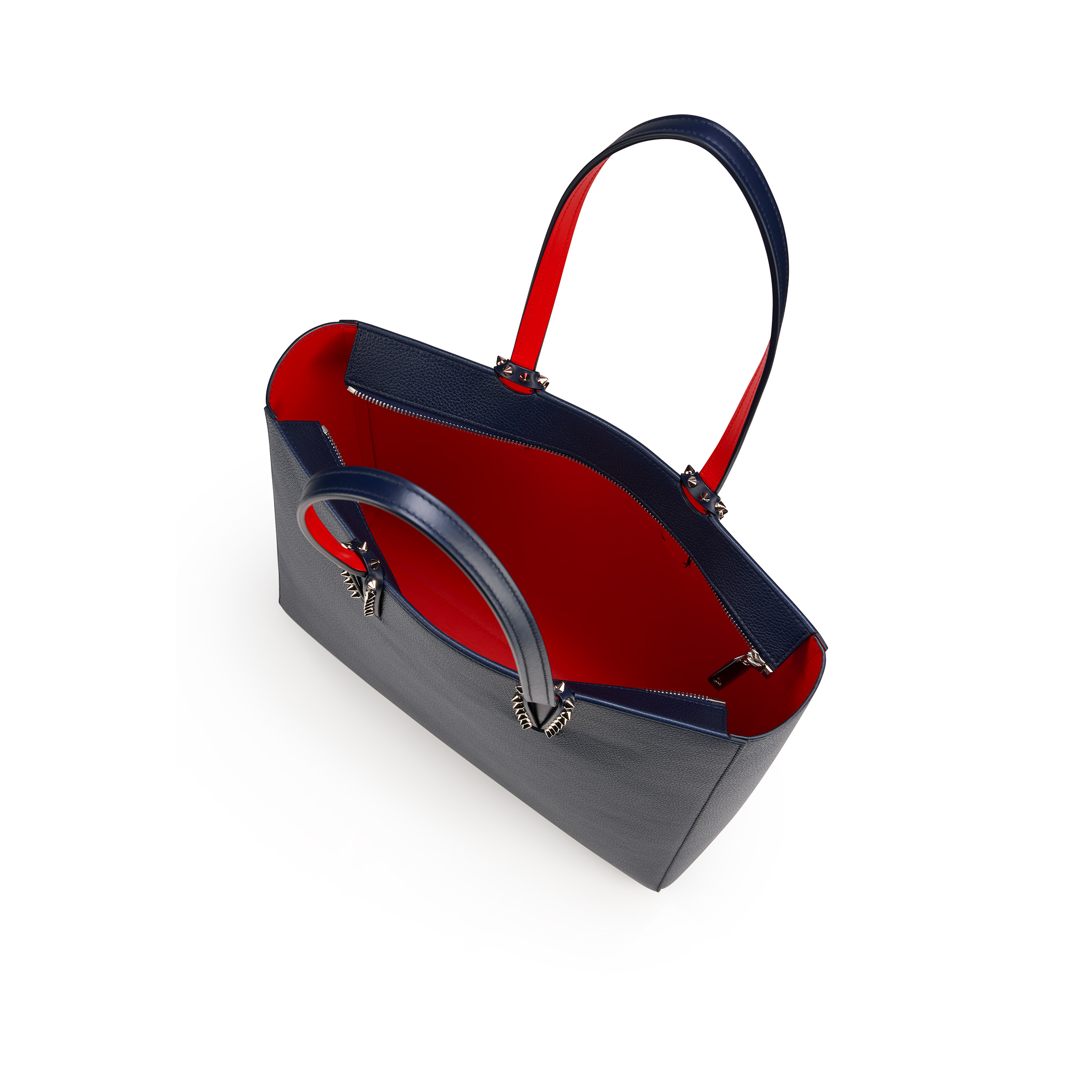 Cabata - Tote bag - Calf leather - Zaffiro - Christian