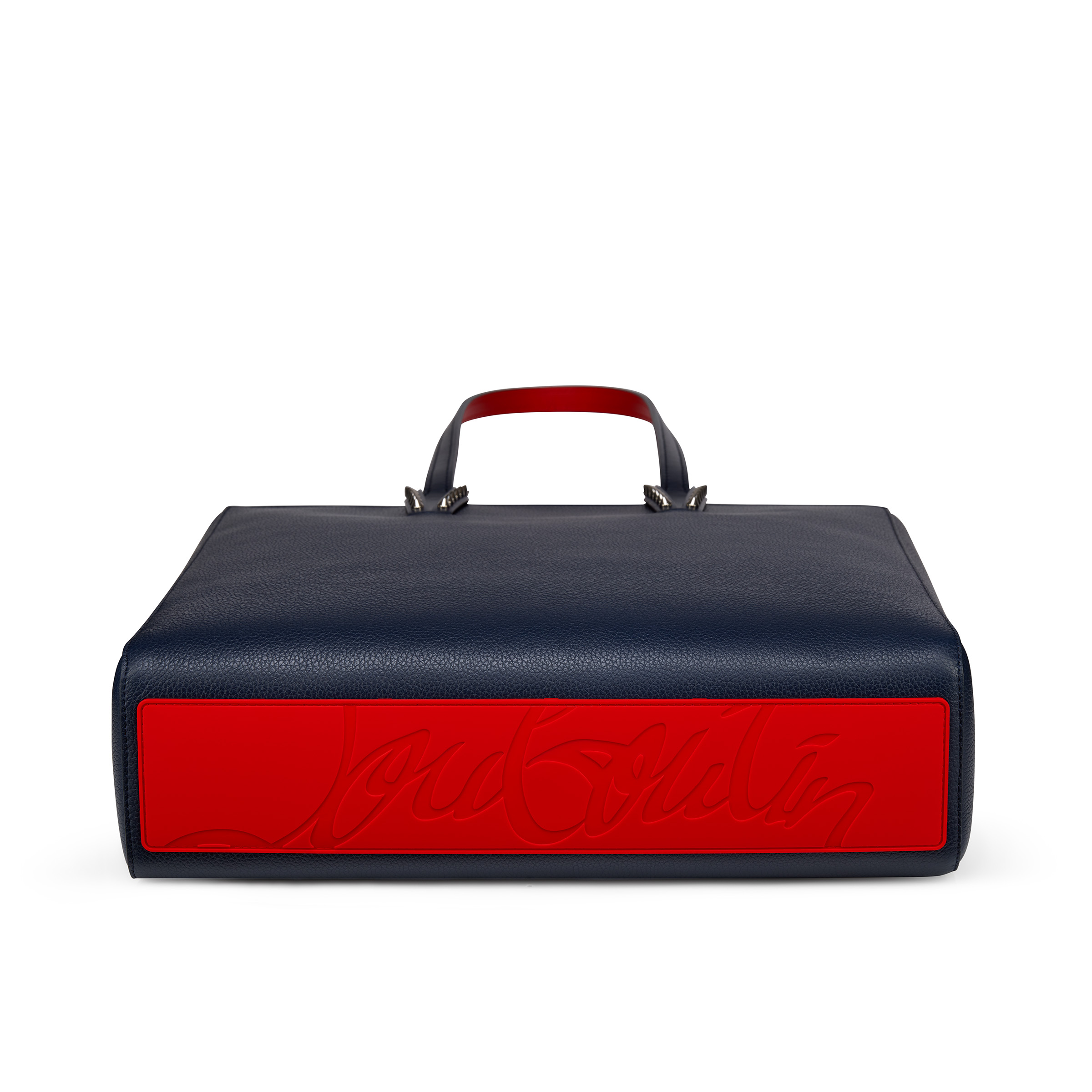 Cabata - Tote bag - Calf leather - Zaffiro - Christian