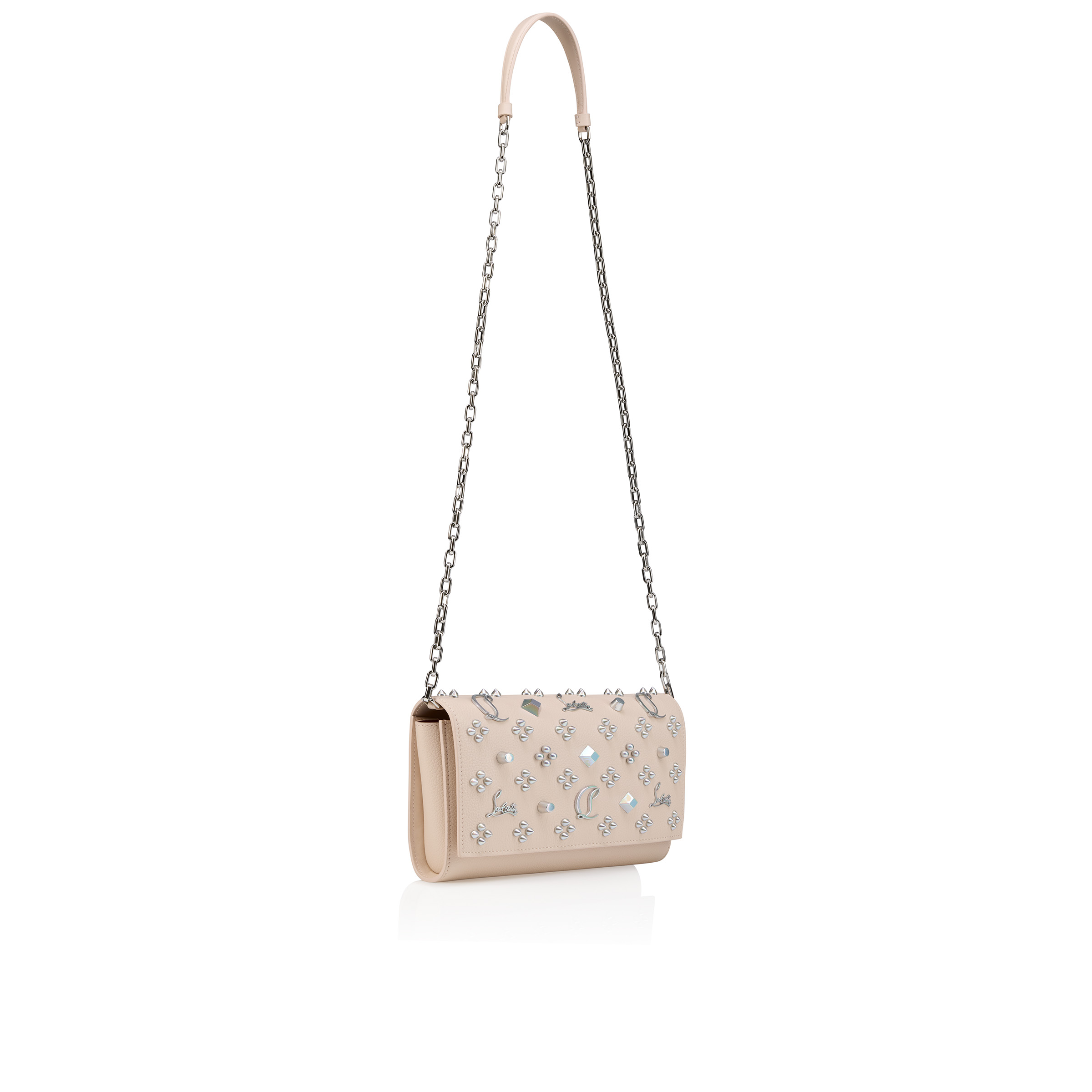 Paloma - Clutch - Grained calf leather - Leche - Christian Paloma - Clutch - Grained calf leather - Leche - Christian