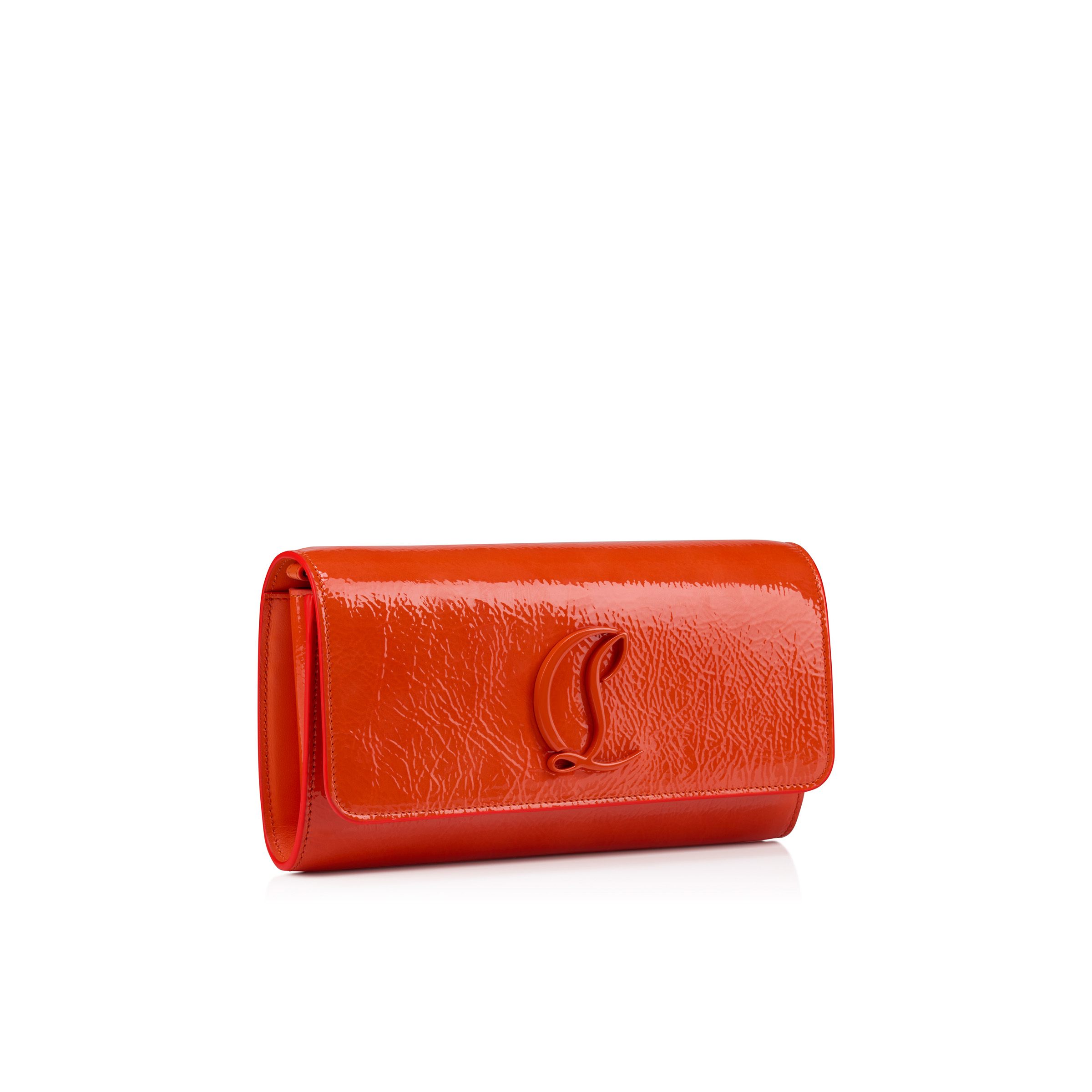 Loubi54 - Wallet on chain - Naplak patent calf leather